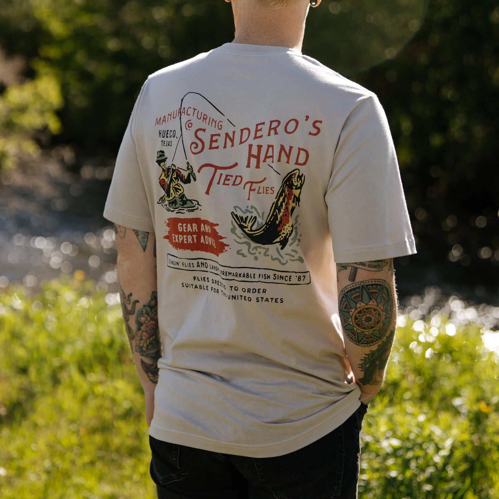 Sendero Hand Tied Flies S/S Tee - Men's
