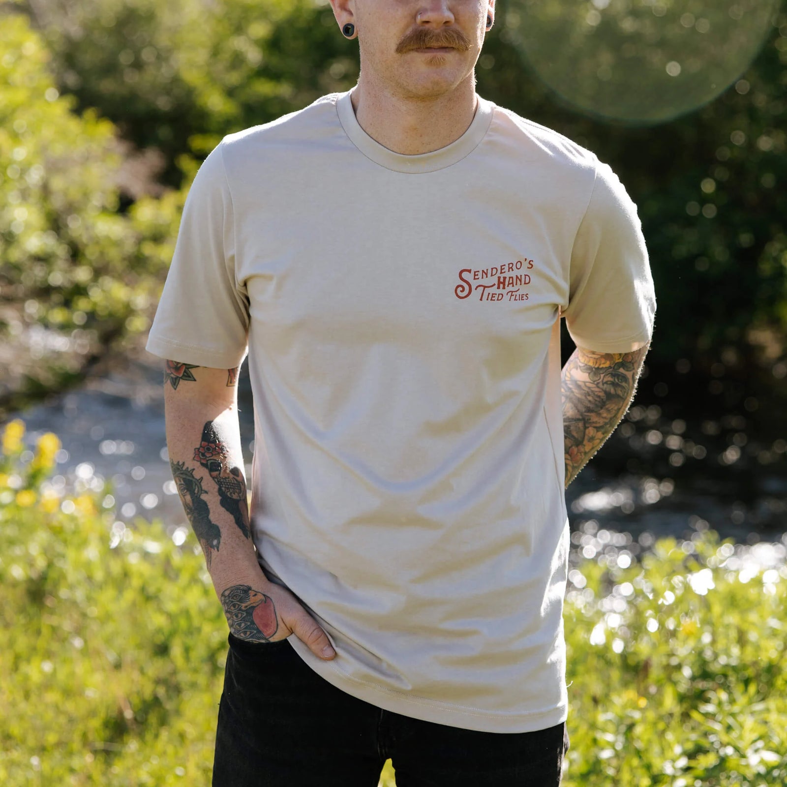Sendero Hand Tied Flies S/S Tee - Men's