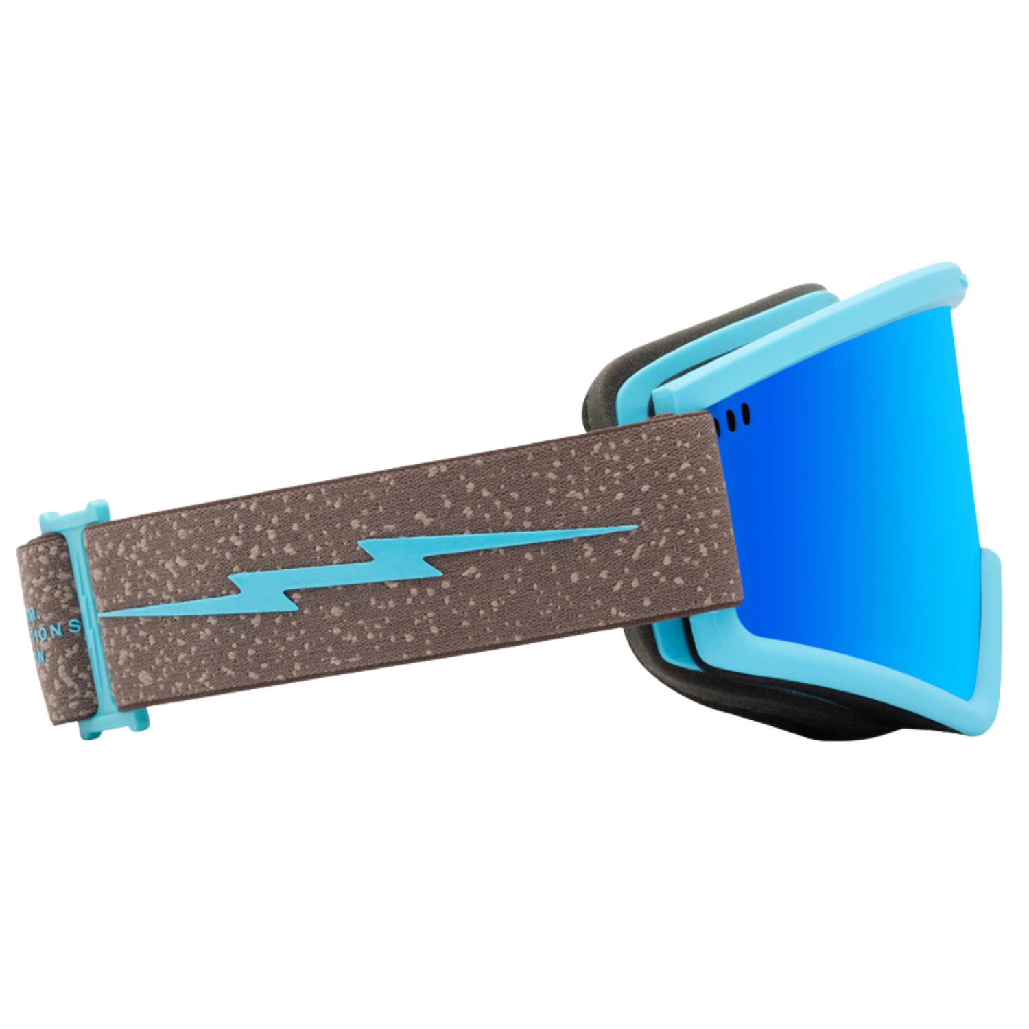 Delphi Speckle/Blue Chrome + Yellow