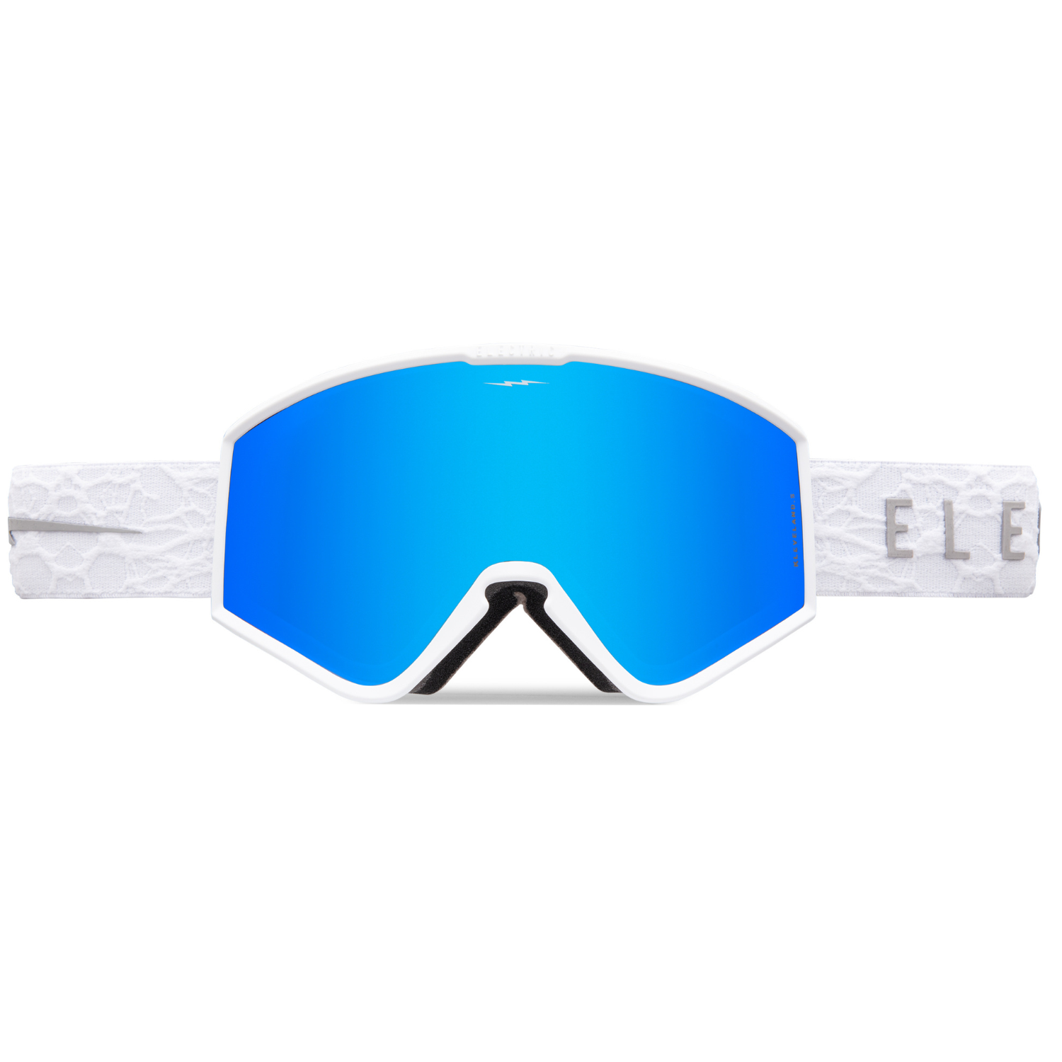 Matte White Nuron/Blue Chrome + Yellow