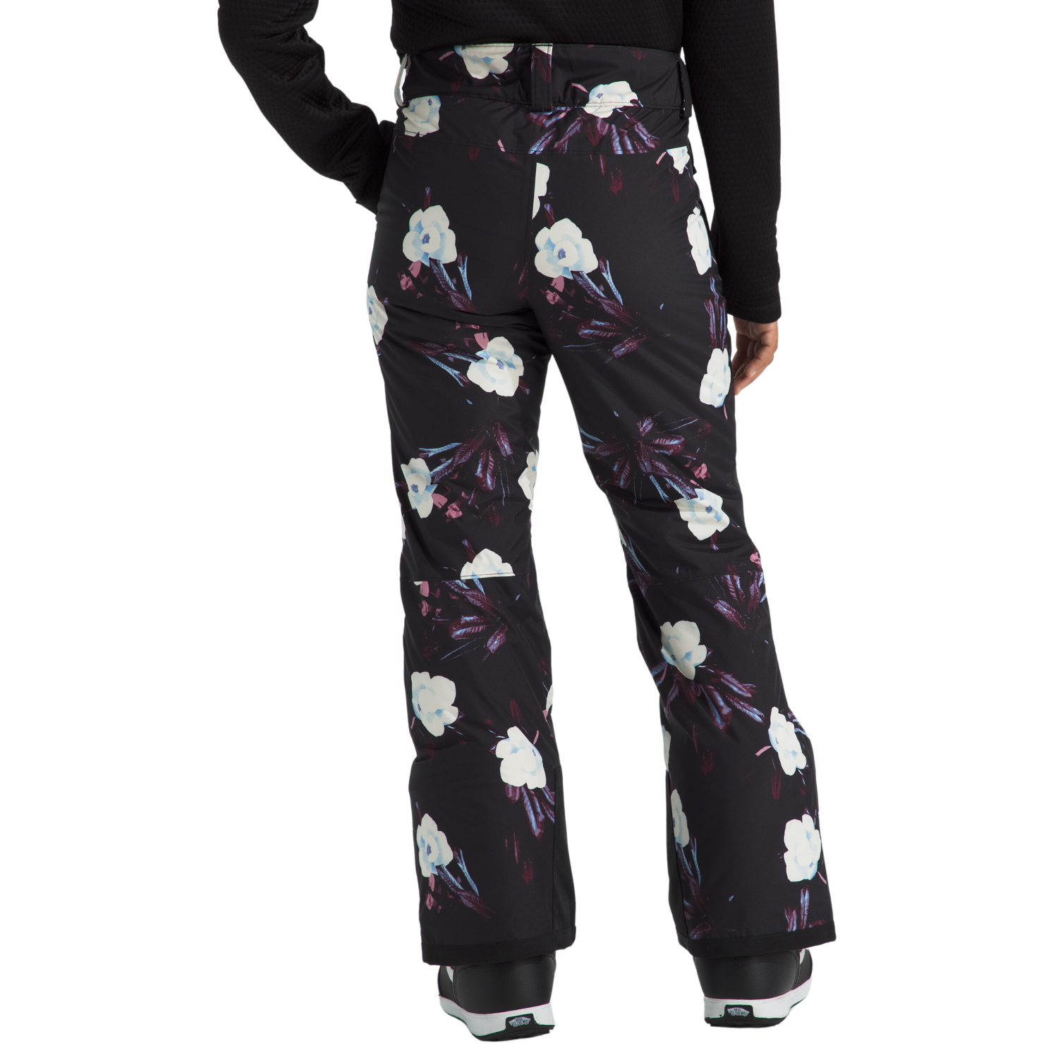 TNF Black Winter Flowers Print