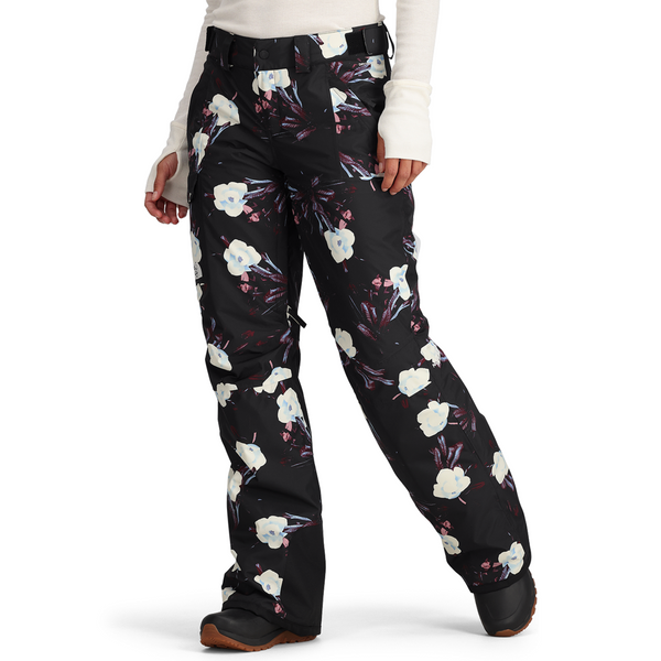 TNF Black Winter Flowers Print