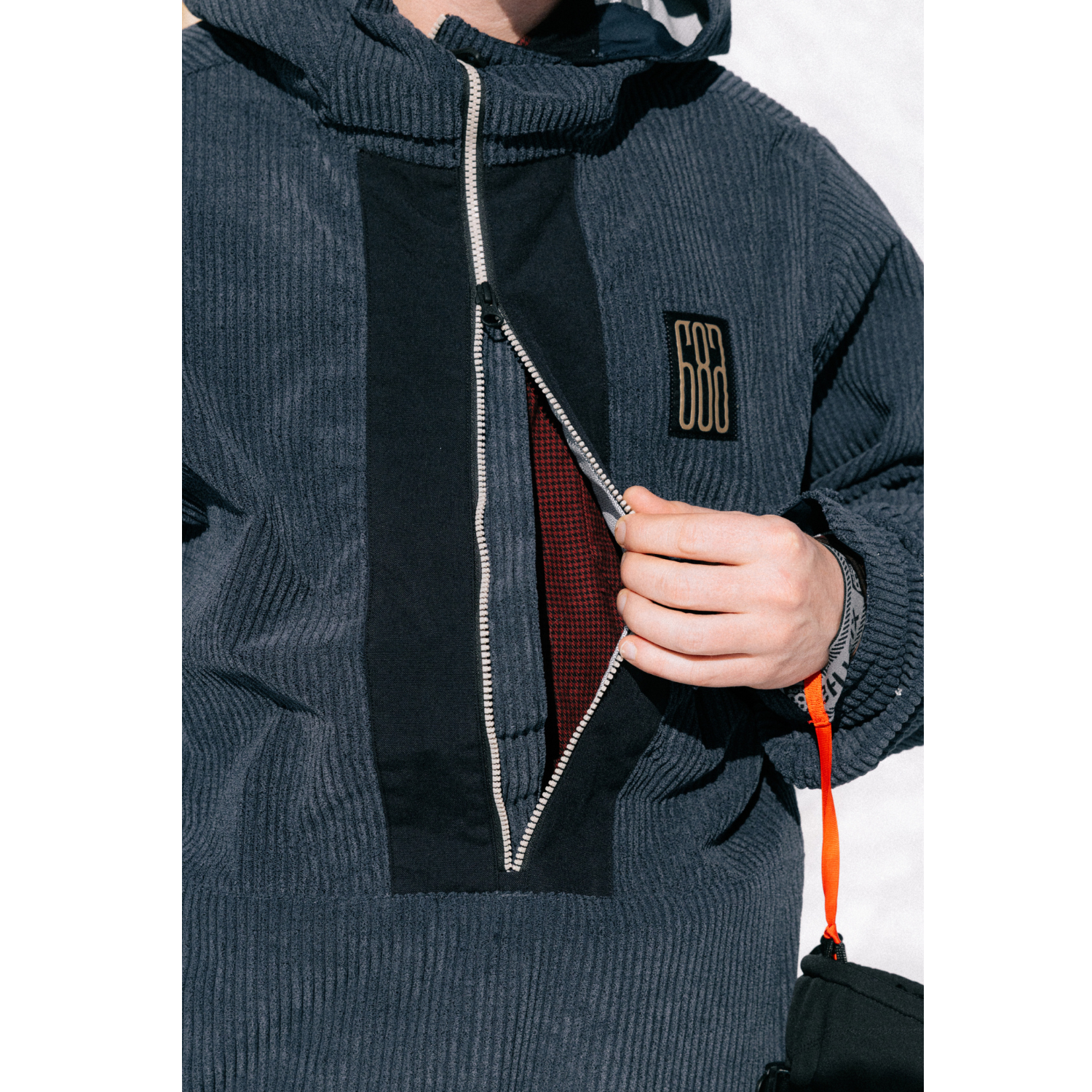 NAVY WIDE WALE CORDUROY
