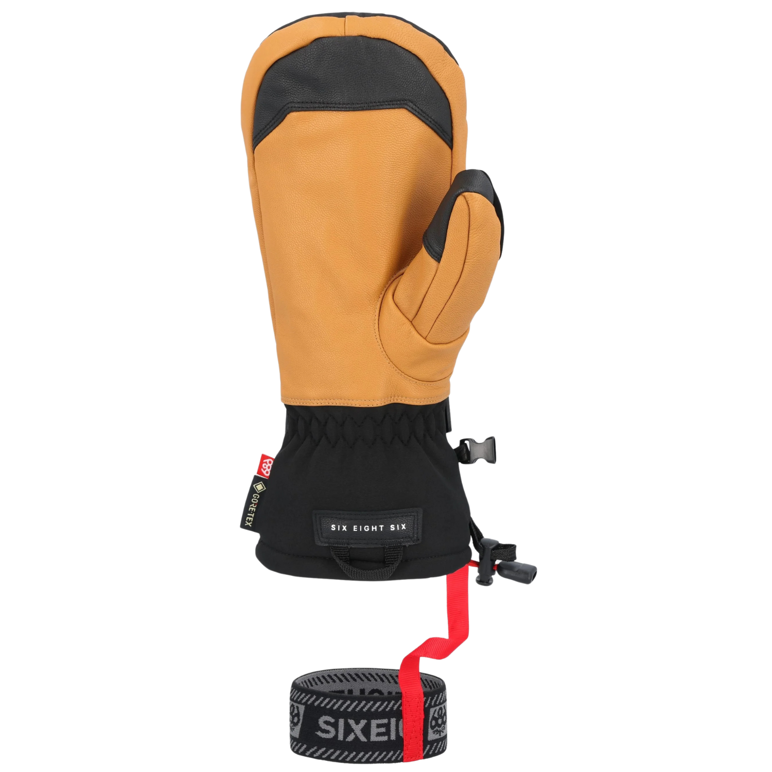 686 Gore-Tex Leather Linear Mitt 2027 - Men's