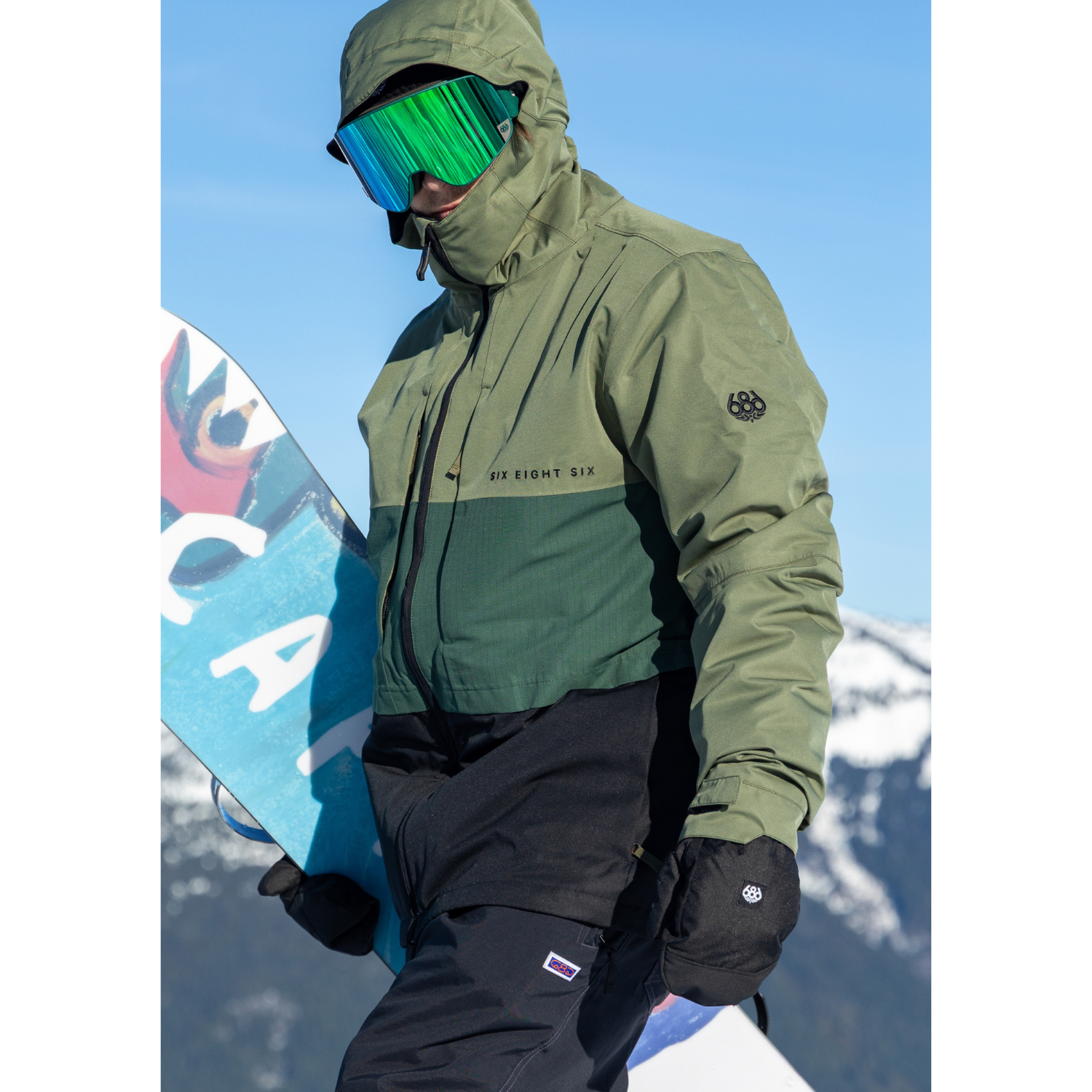 FATIGUE GREEN COLORBLOCK