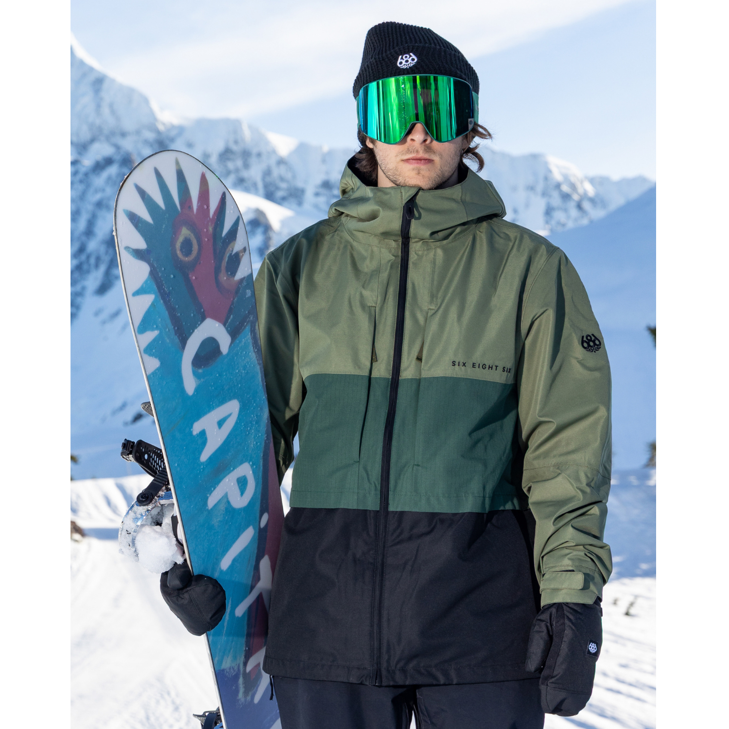 FATIGUE GREEN COLORBLOCK