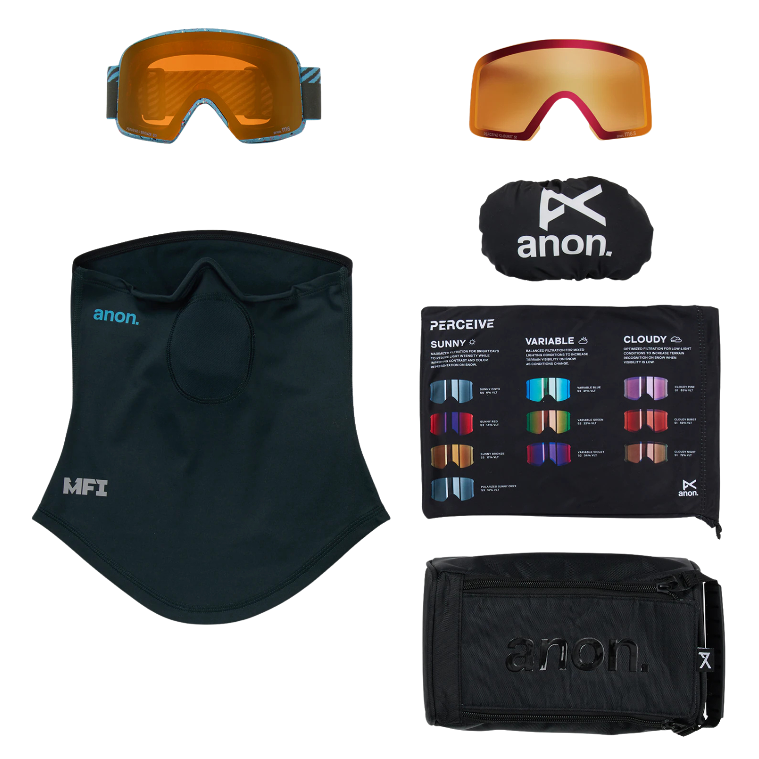 Anon M6 Goggles 2026 - Low Bridge Fit