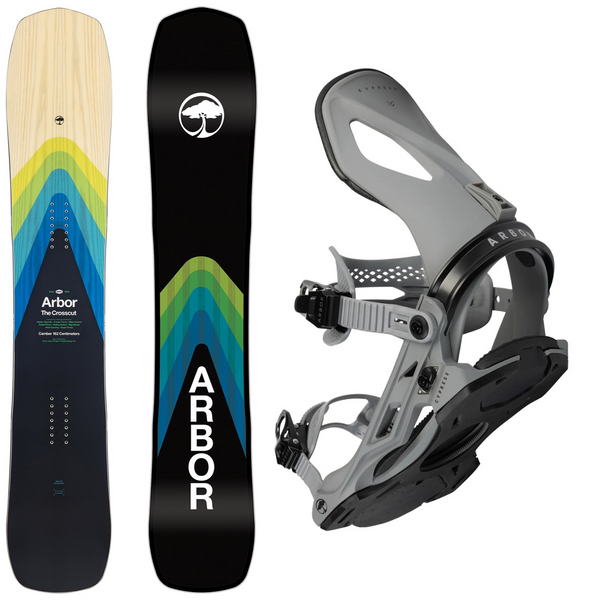 Arbor Crosscut Camber 2024 + Arbor Cypress 2024 - Snowboard Package