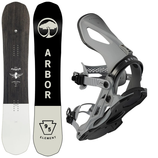 Arbor Element Camber 2024 + Arbor Cypress 2024 - Snowboard Package