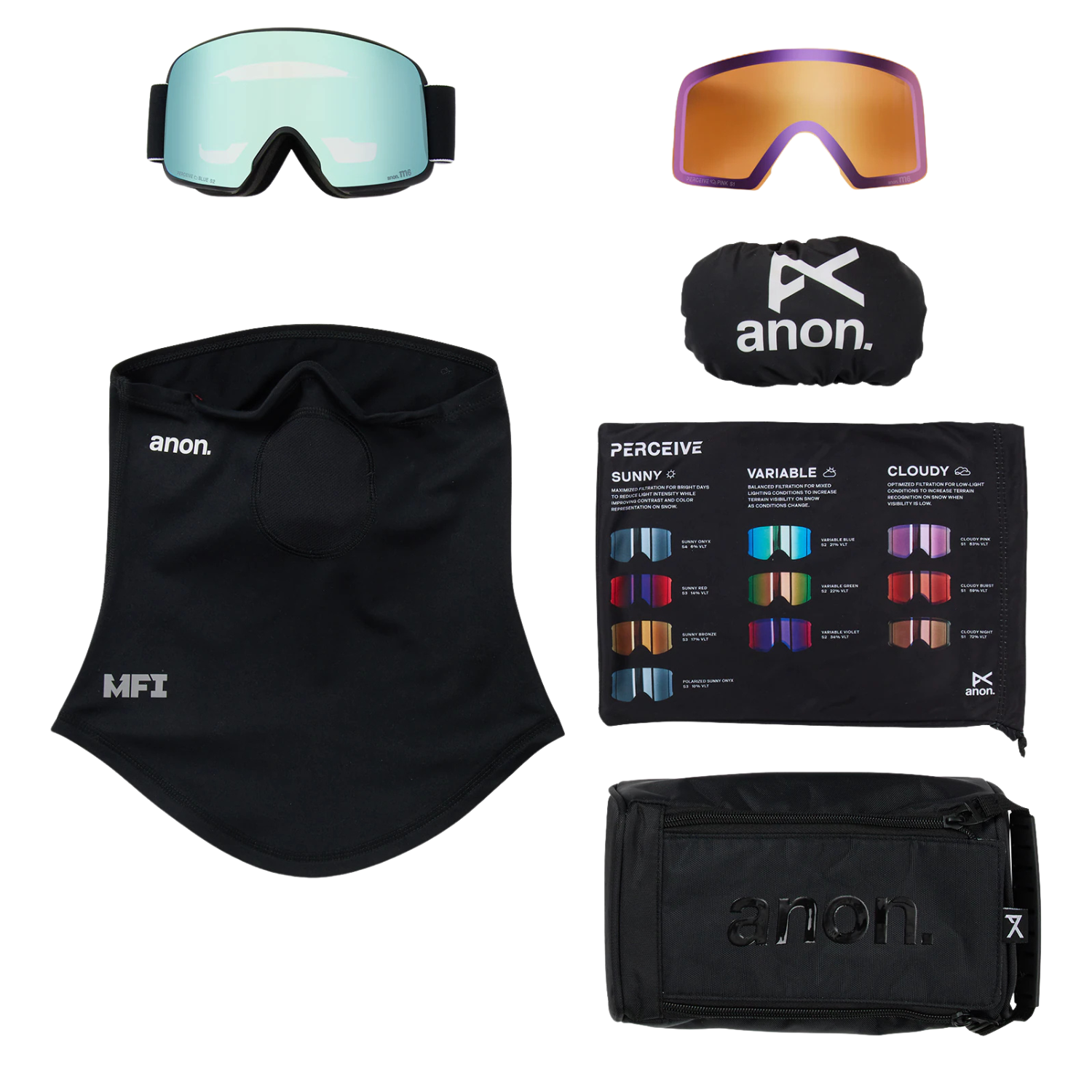 Anon M6 Goggles 2026 - Low Bridge Fit
