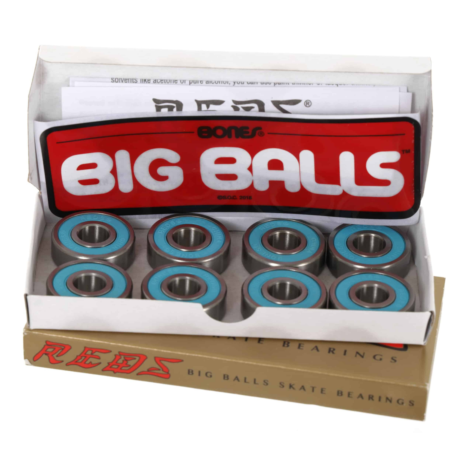 Bones Reds Big Balls Skateboard Bearings