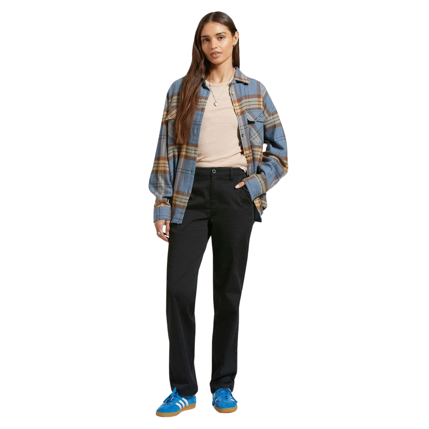 Flint Blue / Pinecone Brown Plaid