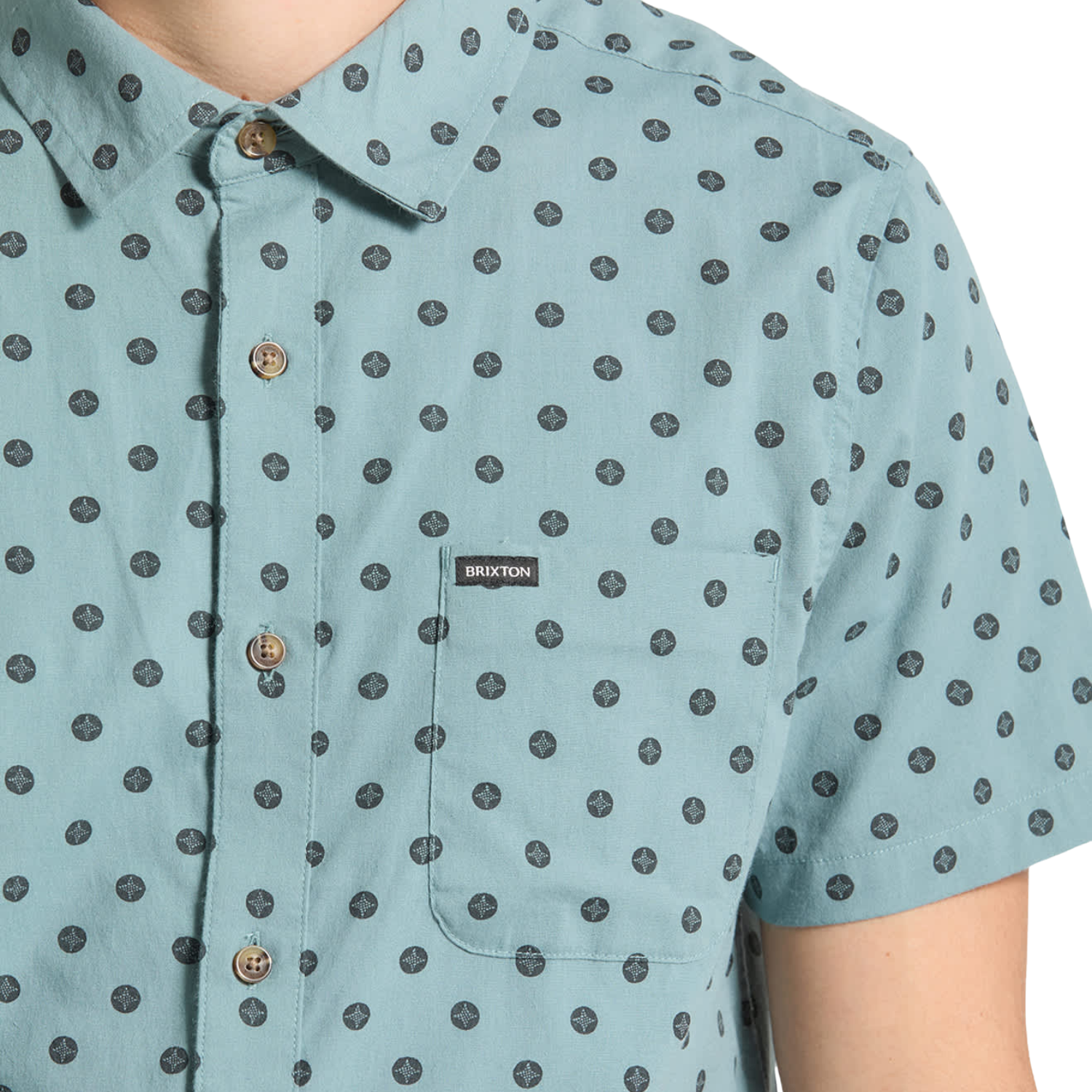Brixton Charter Print Woven Button Up Shirt - Men's