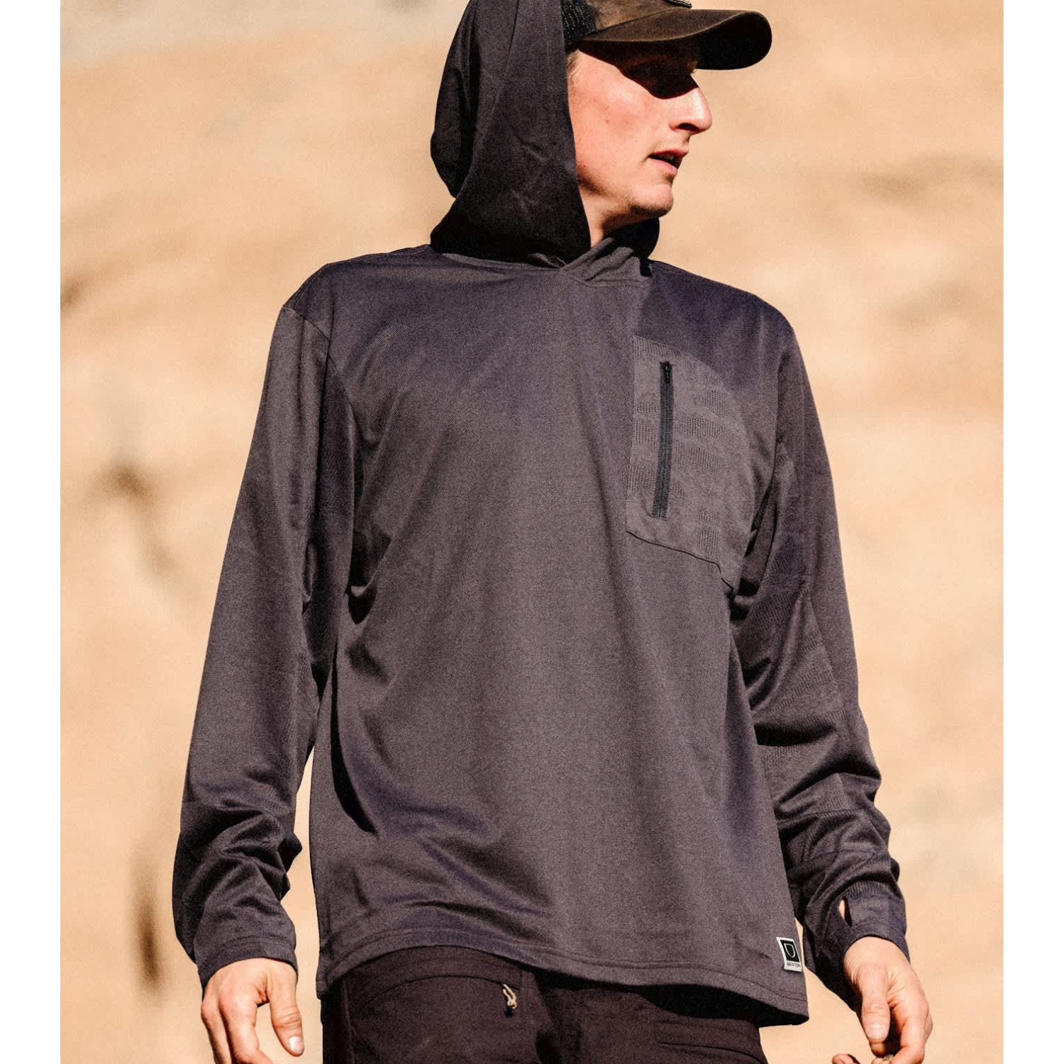 Brixton Journey Long Sleeve Sun Hoodie - Men's