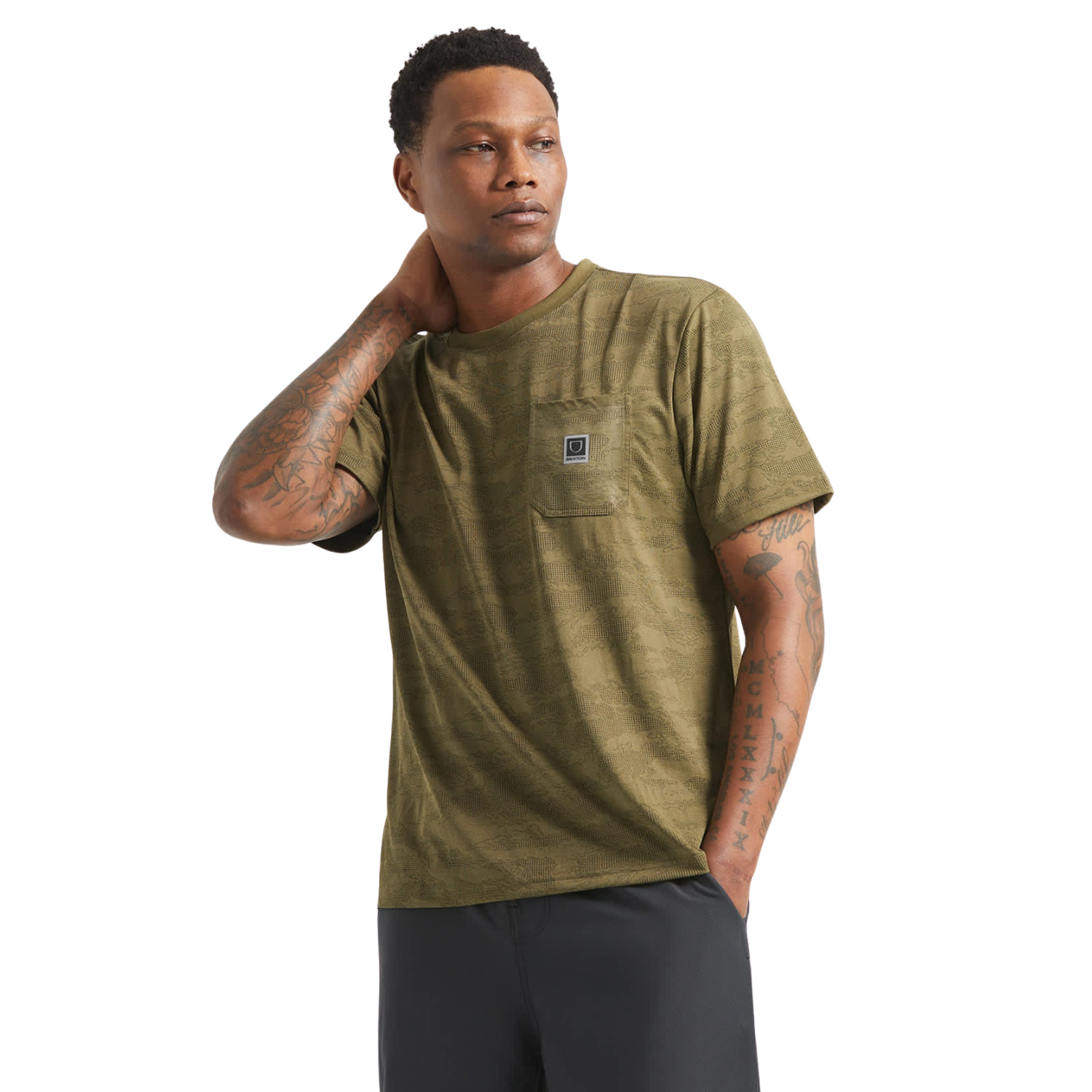 Brixton Journey Short Sleeve Pocket Tee - Men's