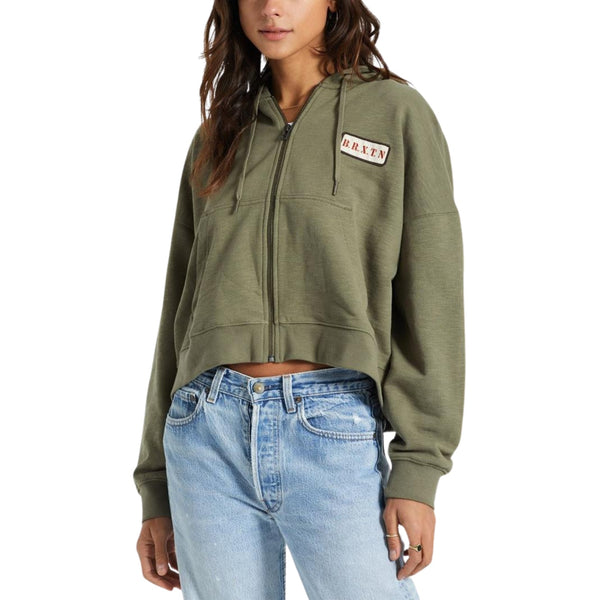 Brixton Movement Oversized Zip Hoody - Women's
