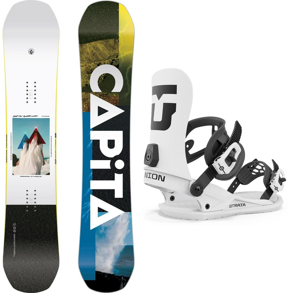 Capita D.O.A. 2024 + Union Strata 2024 - Snowboard Package