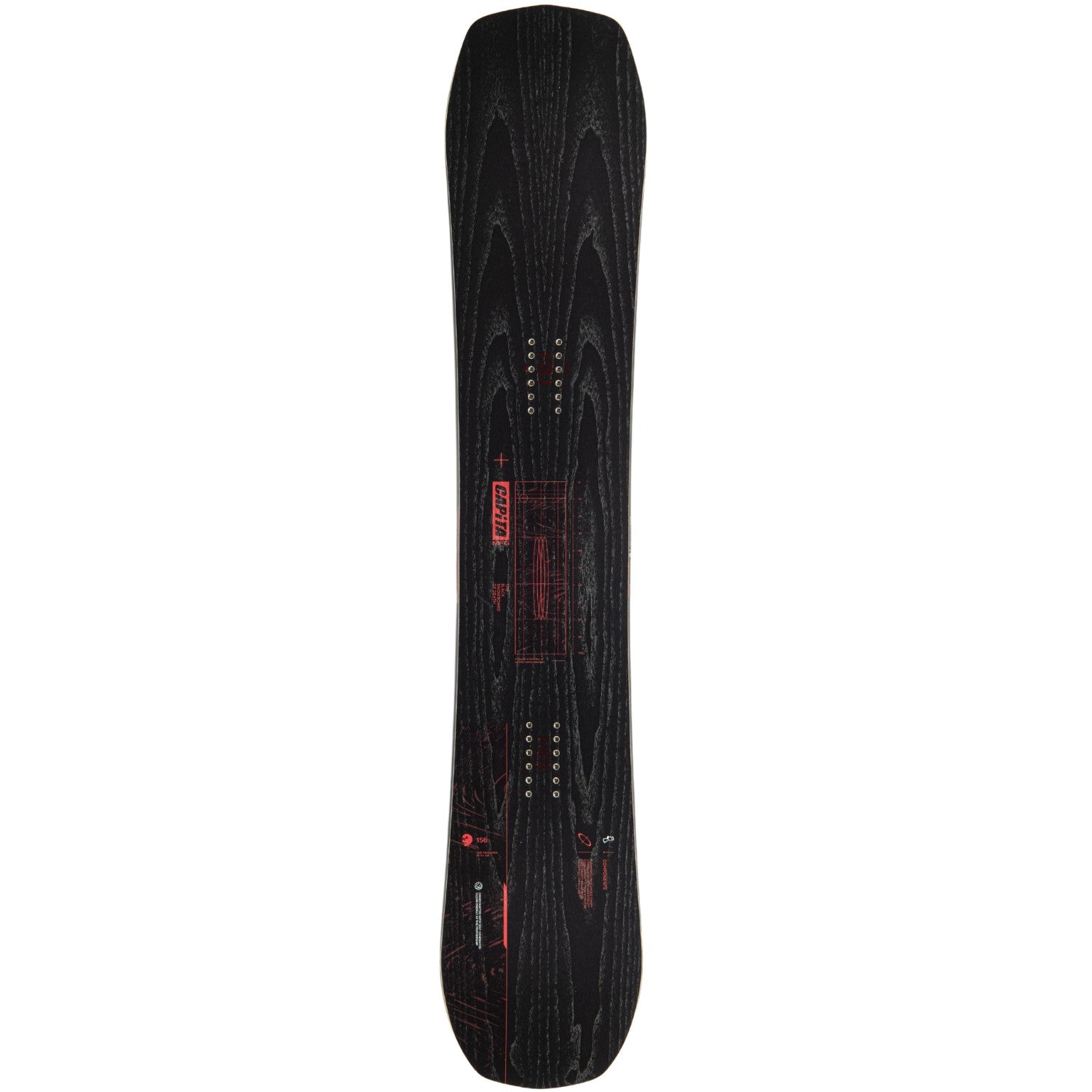 Capita Black Snowboard Of Death Snowboard 2025 - Men's