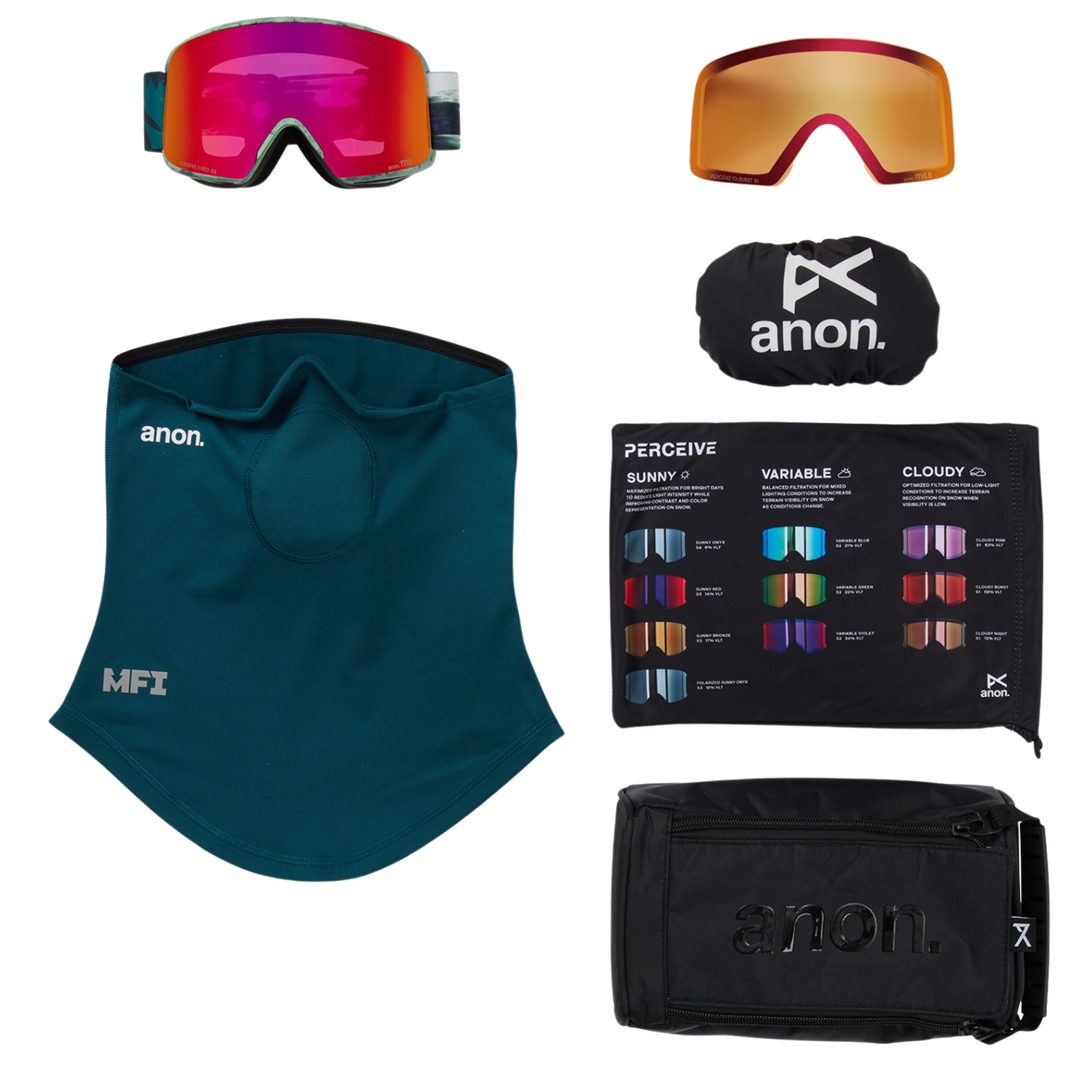 Anon M6 Goggles 2026 - Low Bridge Fit