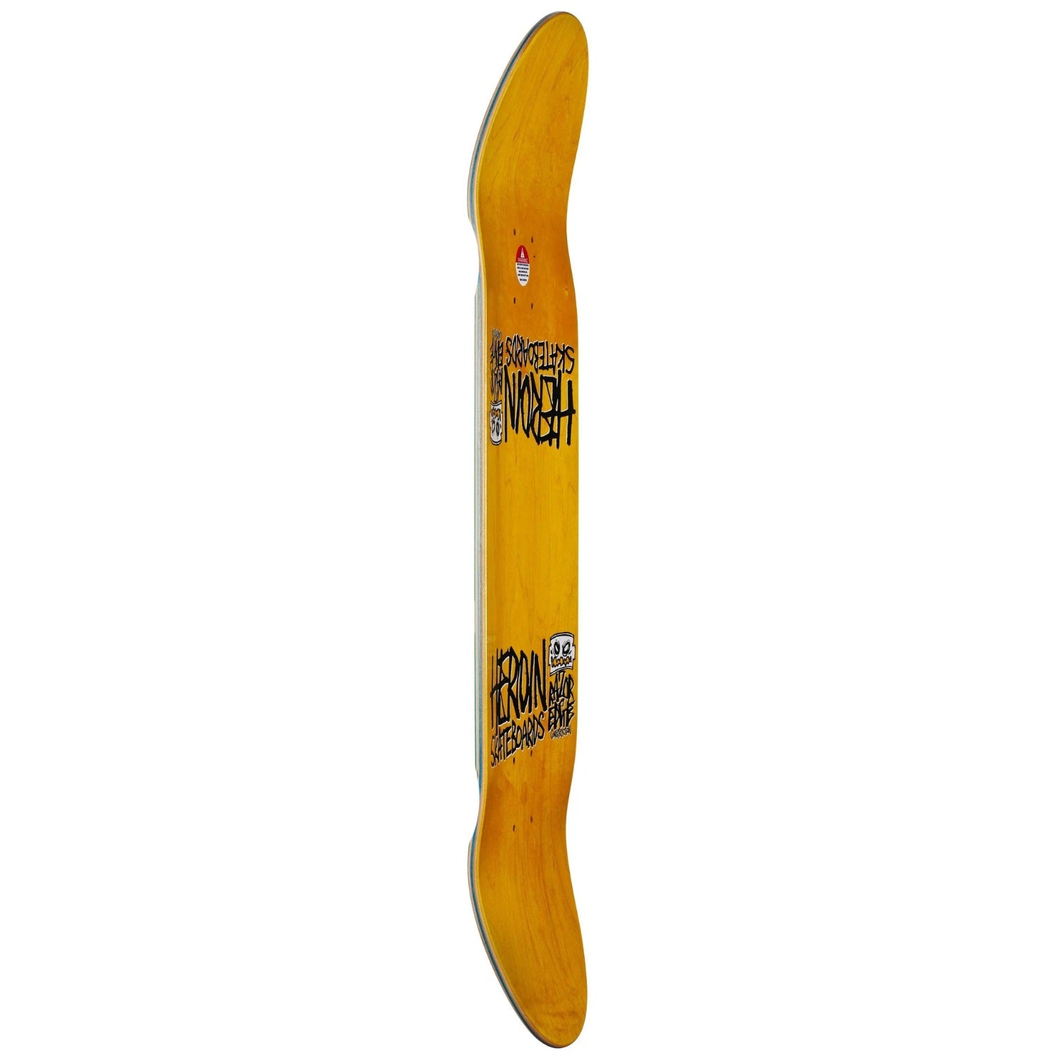 Heroin Aaron Wilson Teggxas Egg 2 Wheel Wells Shaped Deck