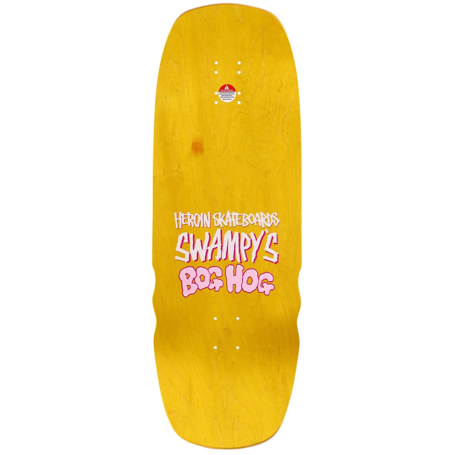 Heroin Swampy's Bog Hog Wheel Wells Shaped Deck