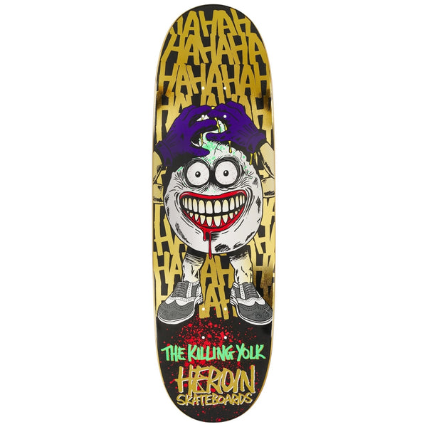 Heroin Team Killing Yolk Symmetrical Shaped Deck