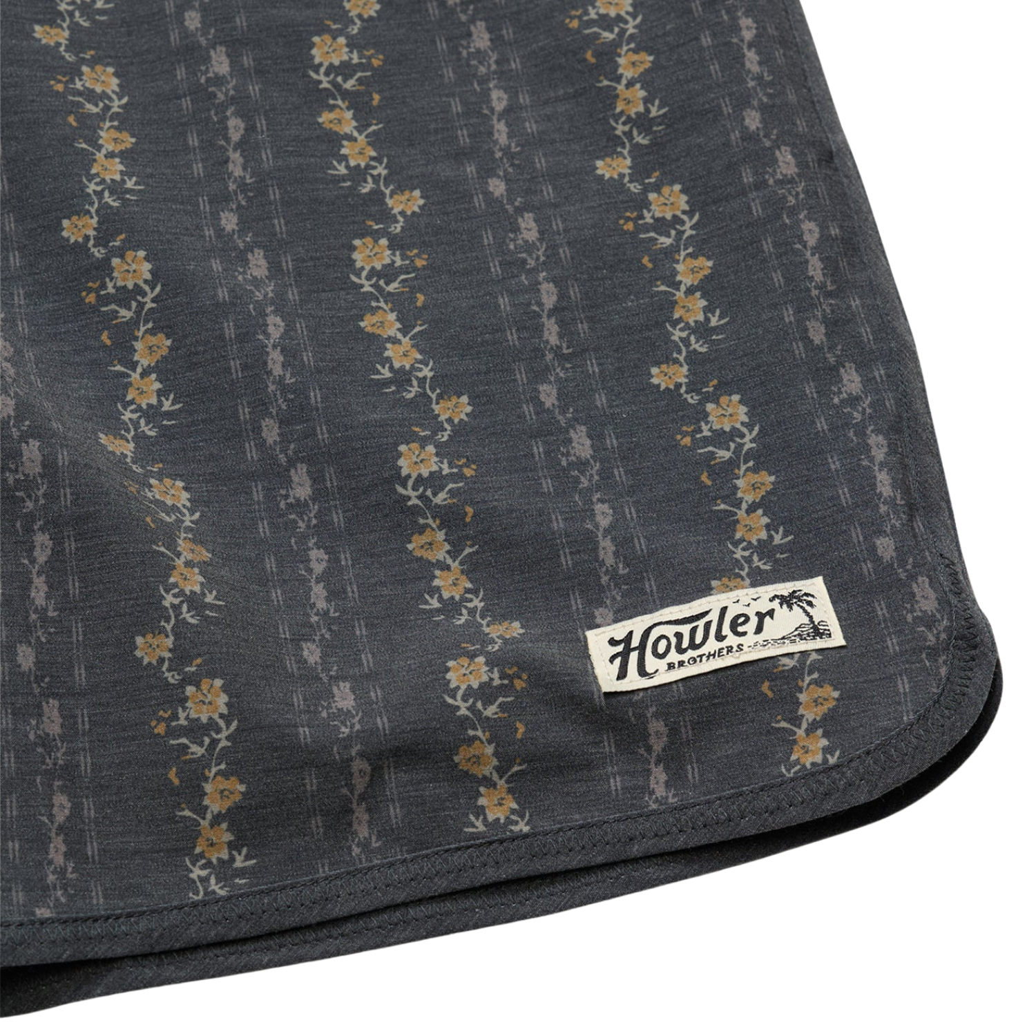 Hibiscus Ribbons: Antique Black