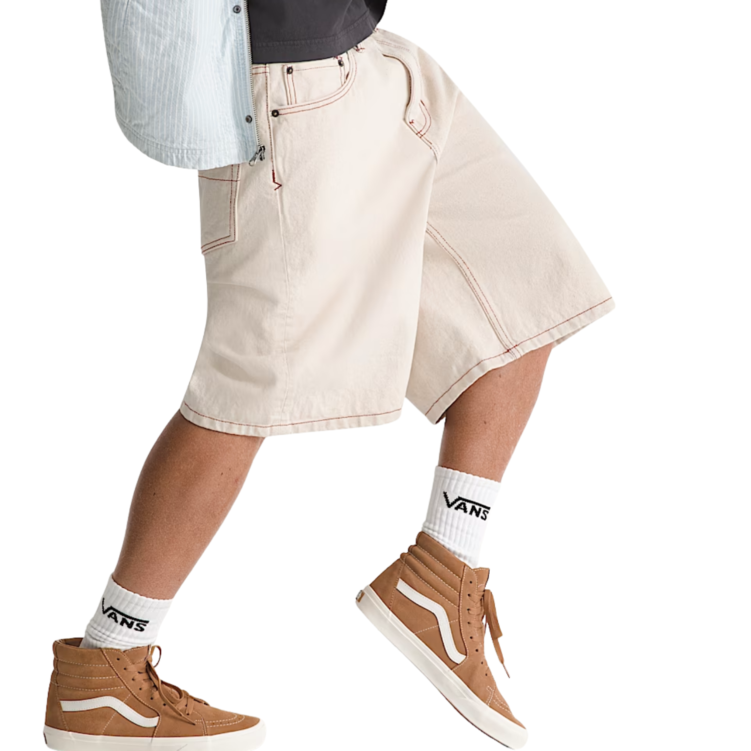 Vans Check-5 Baggy Denim Shorts - Men's