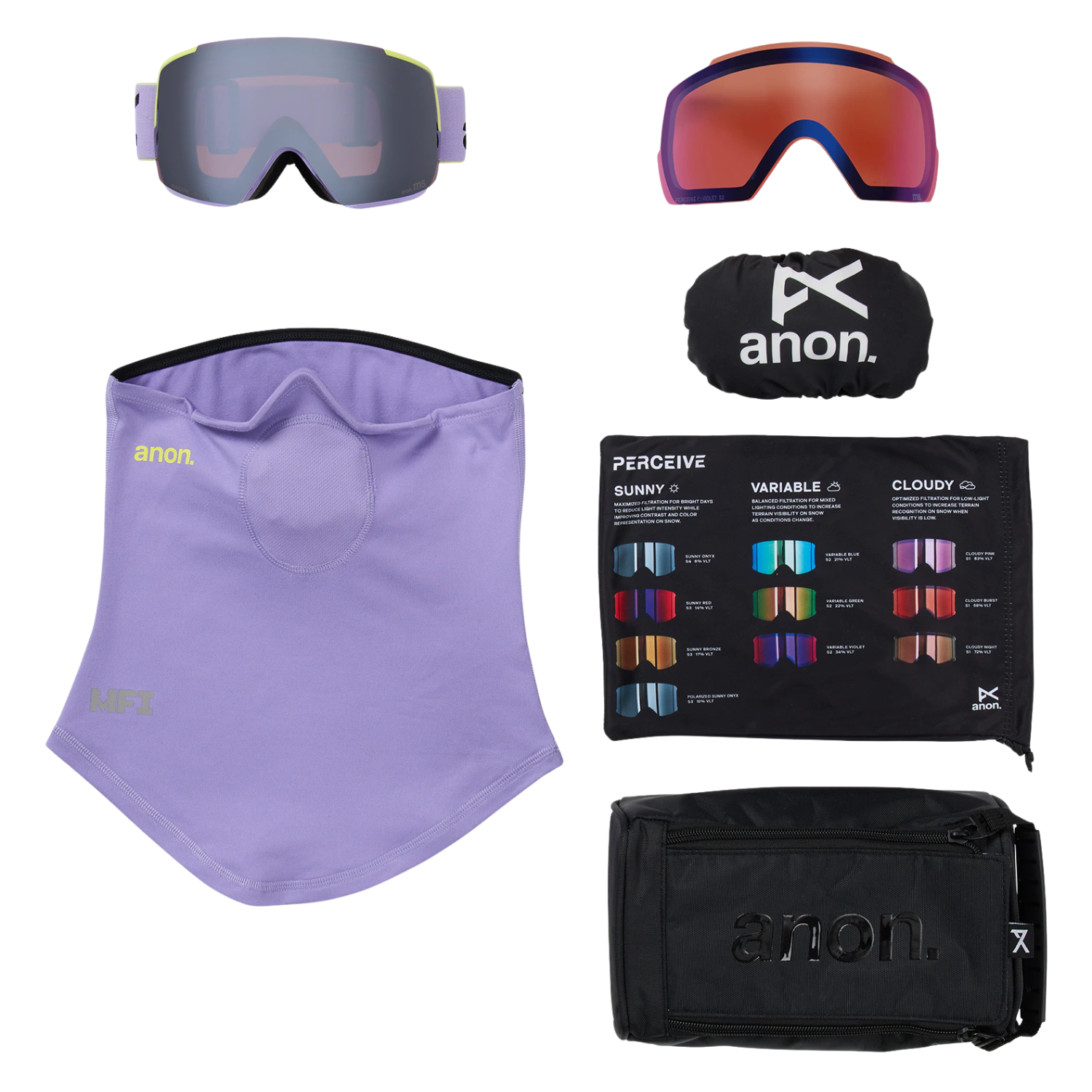 Anon M5 Goggles 2026 - Low Bridge Fit