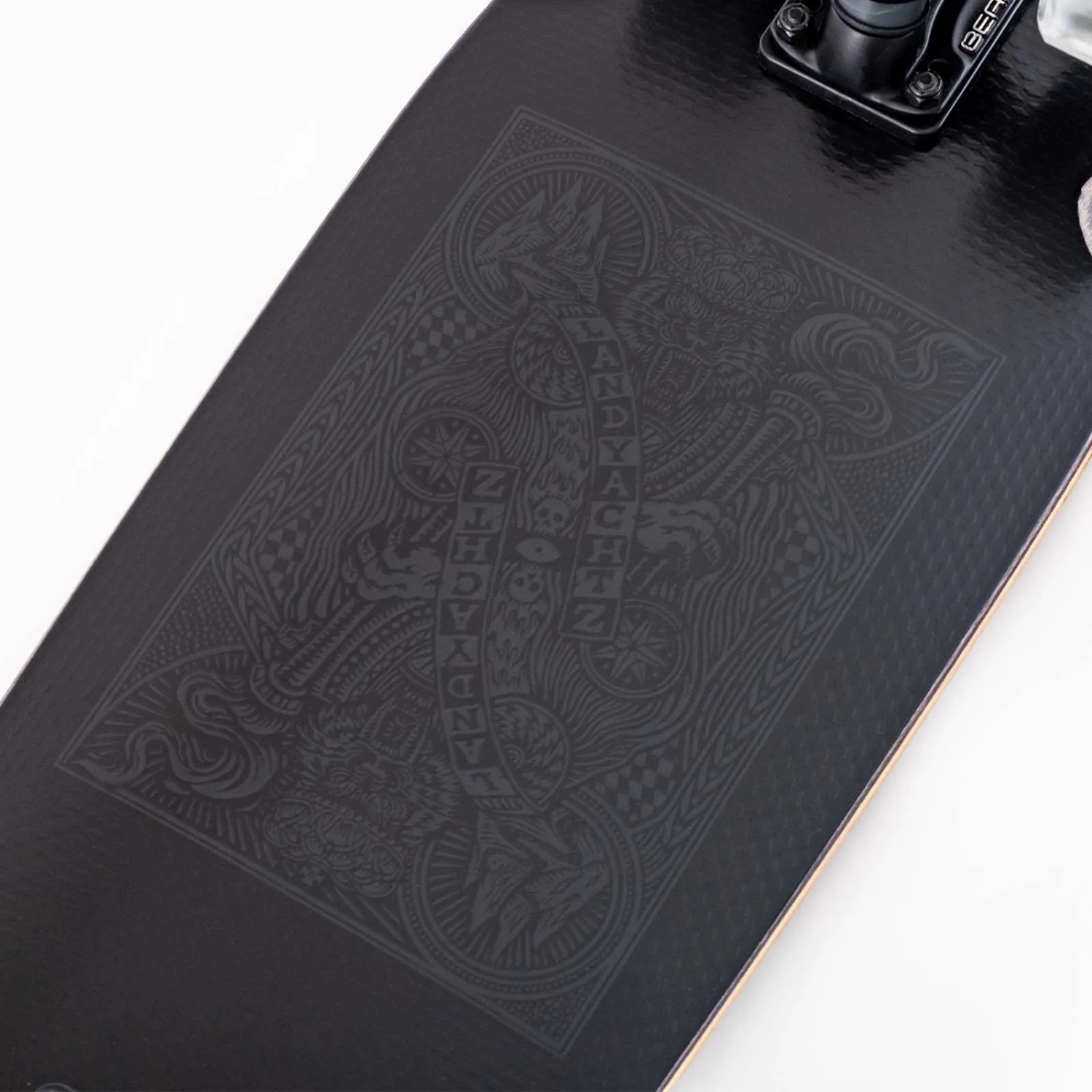 Landyachtz Dinghy Coffin - Stealth Card 28" Cruiser Skateboard