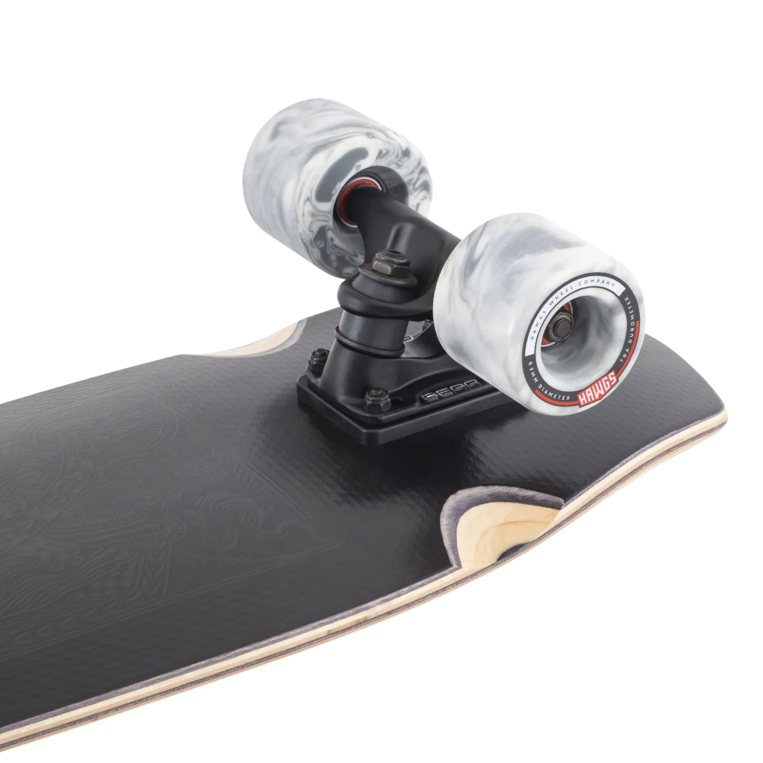 Landyachtz Dinghy Coffin - Stealth Card 28" Cruiser Skateboard