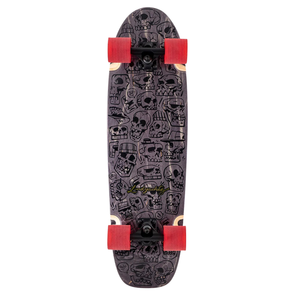Landyachtz Schooner – Skull Jam 33.6" Complete Cruiser Skateboard