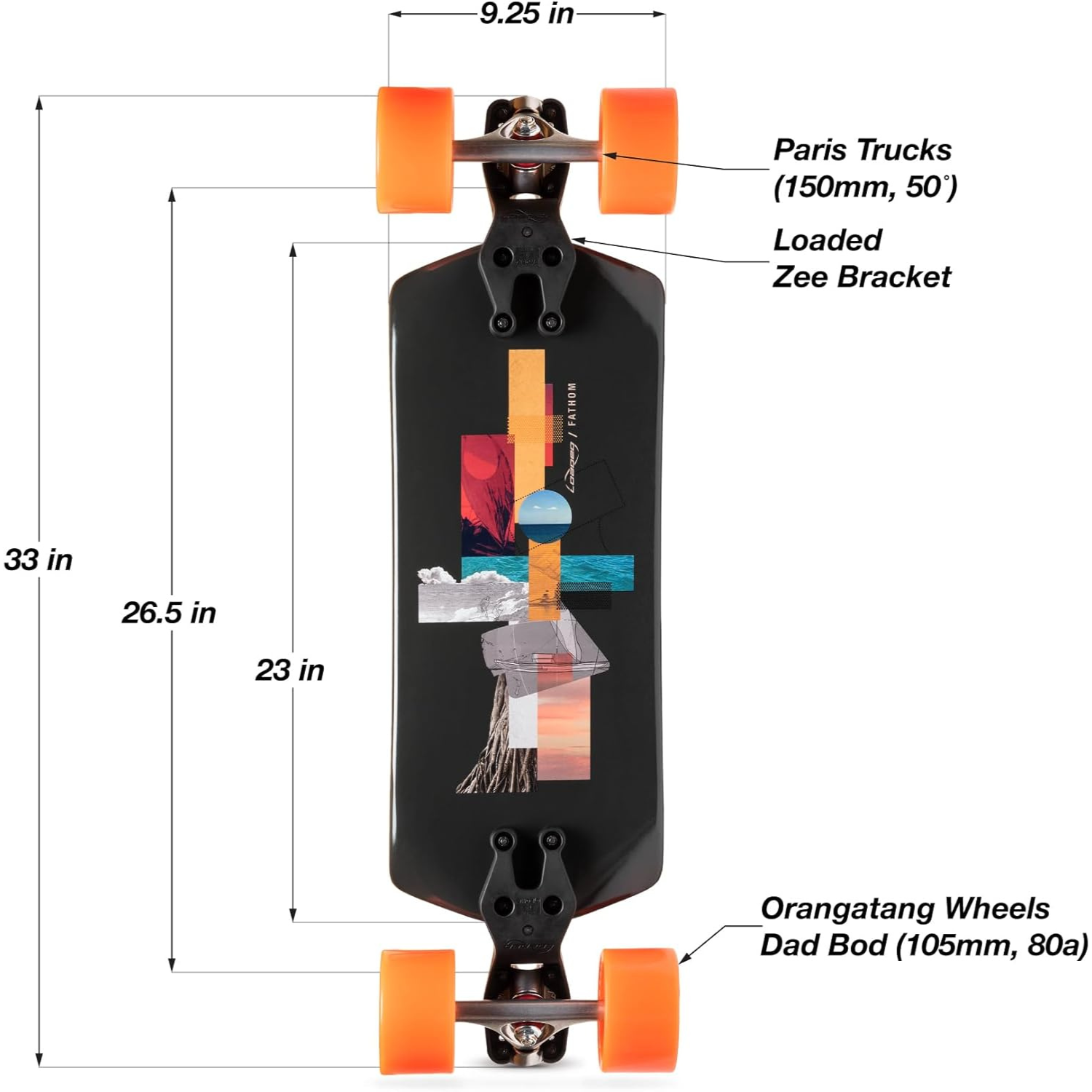 Loaded Boards Fathom Longboard Complete