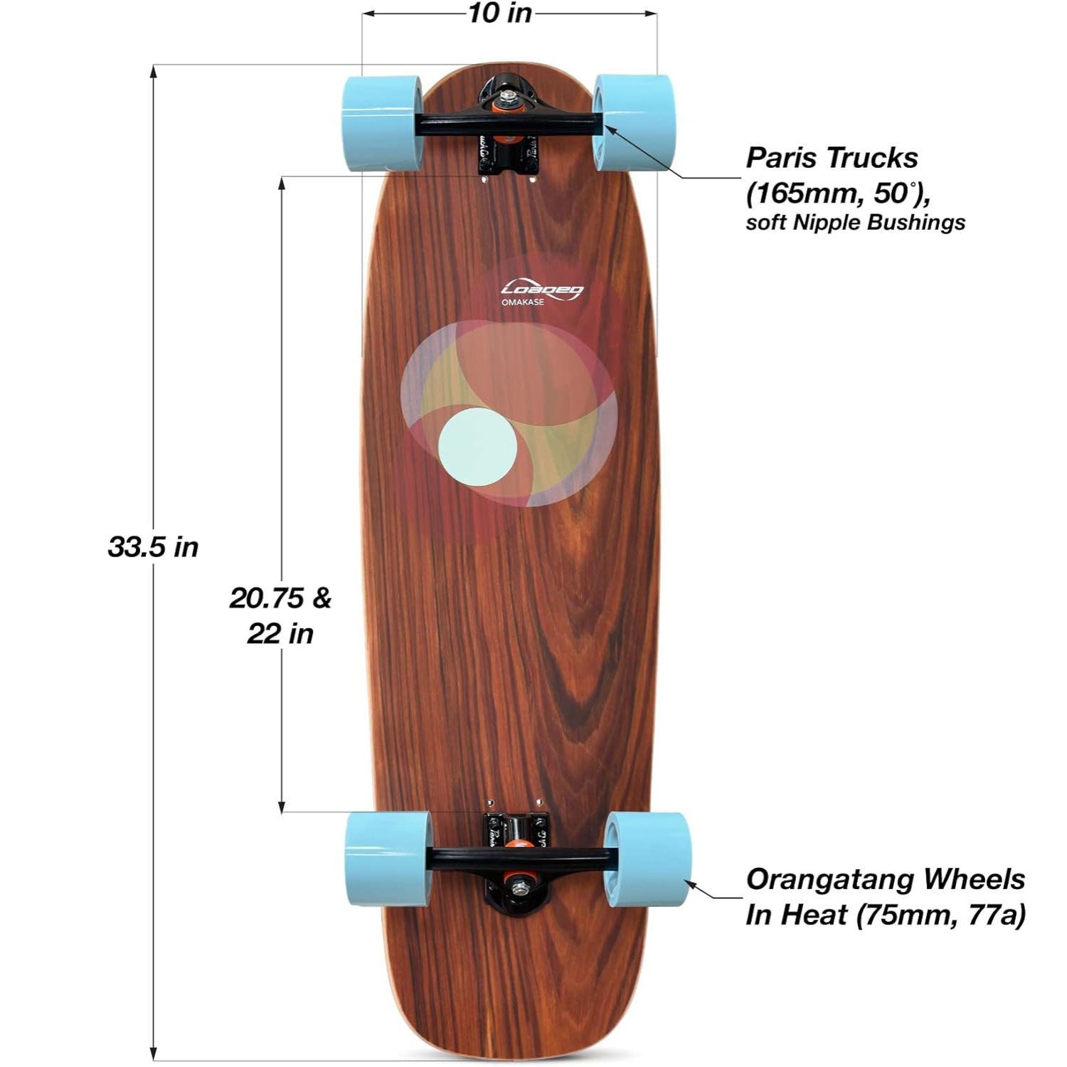 Loaded Boards Omakase Roe Longboard Complete