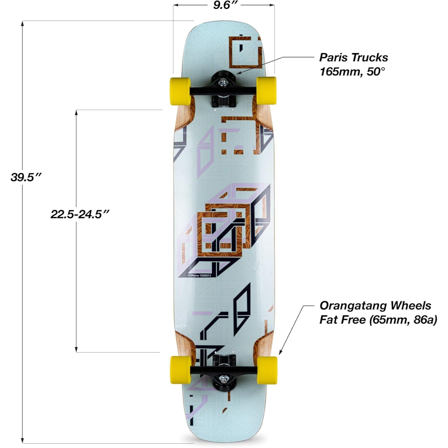 Loaded Tesseract Spectra Complete Longboard - B-Grade