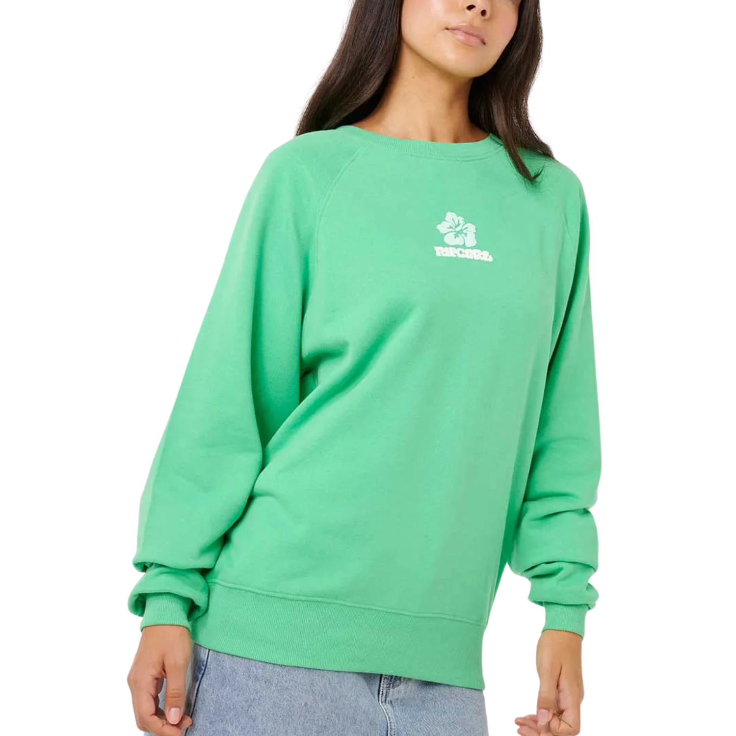 Rip Curl Luxe Surf Raglan Relaxed Crew - Women's