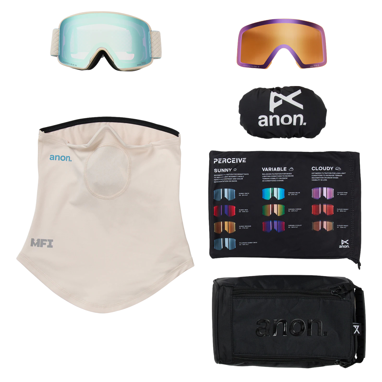 Anon M6 Goggles 2026 - Low Bridge Fit