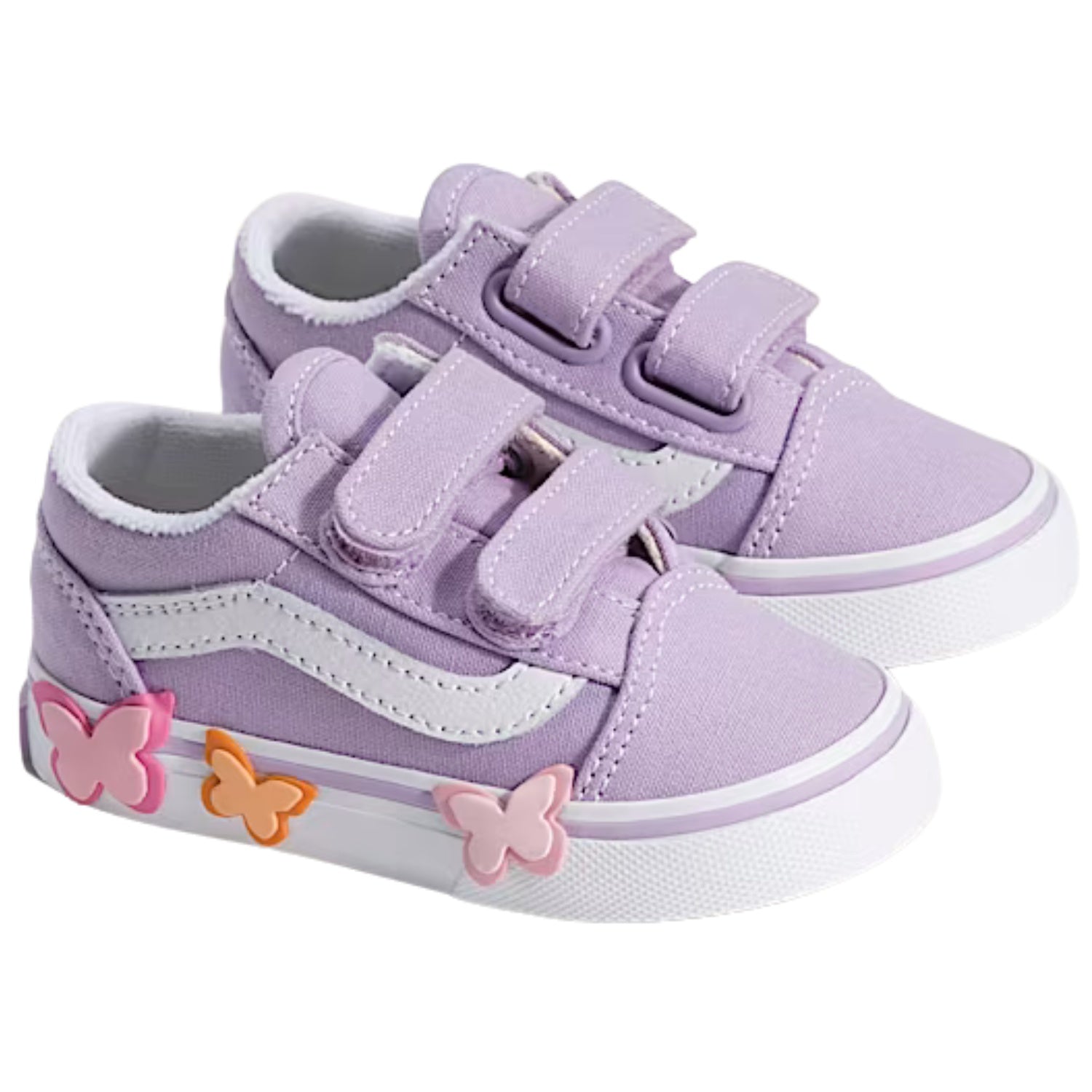 Vans Old Skool V Butterfly Toddler Shoes - Girls'