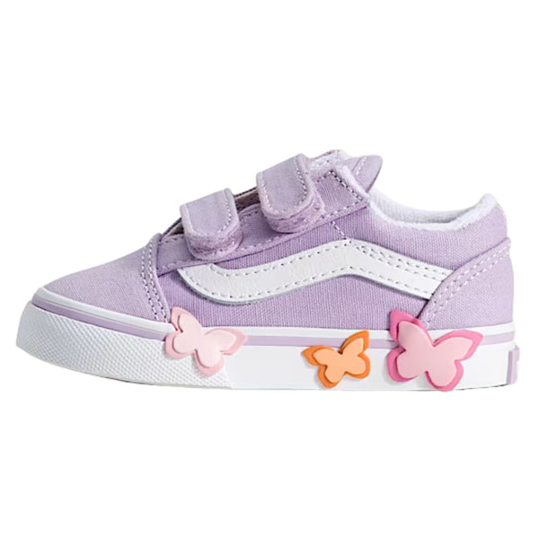 Vans Old Skool V Butterfly Toddler Shoes - Girls'