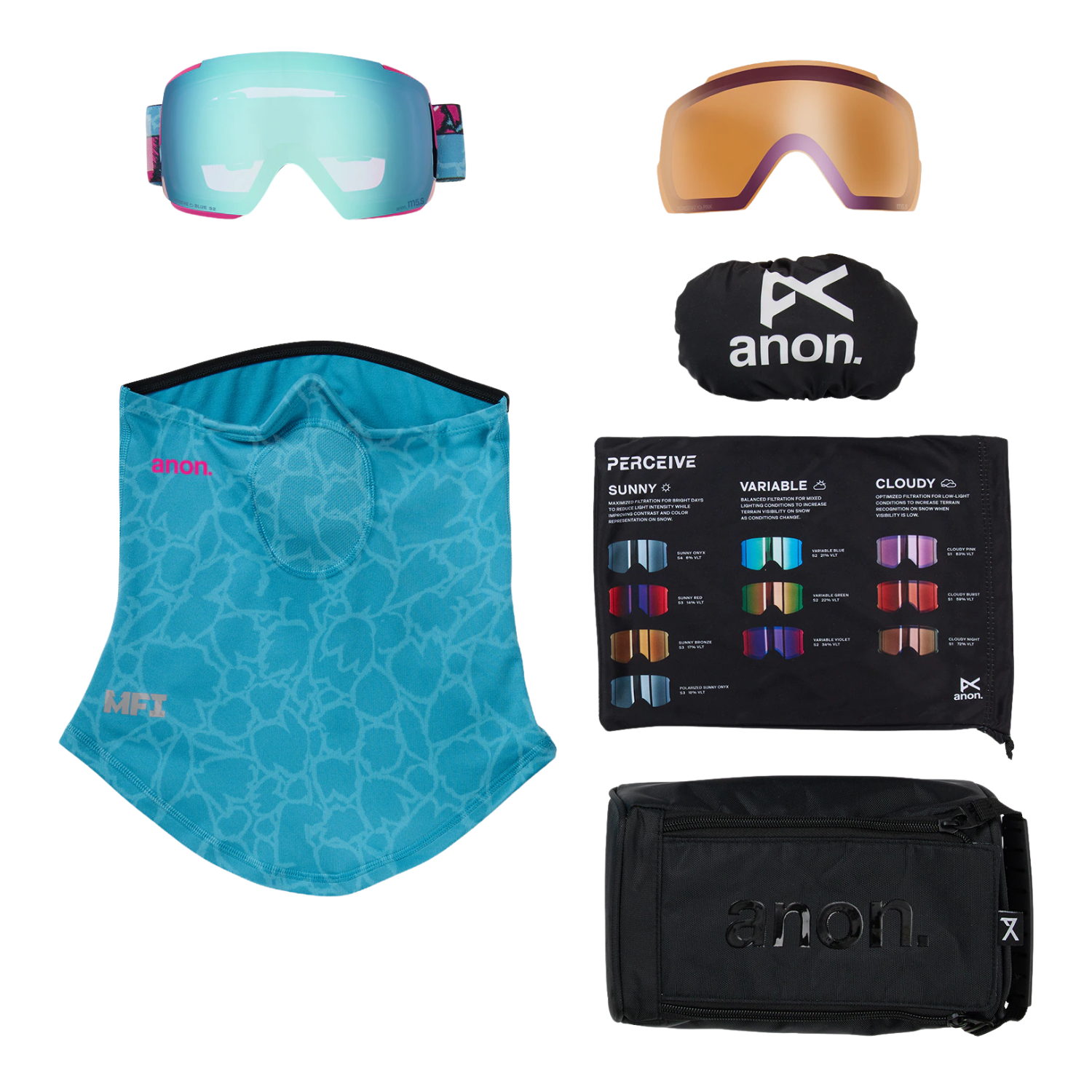 Anon M5 Goggles 2026 - Low Bridge Fit