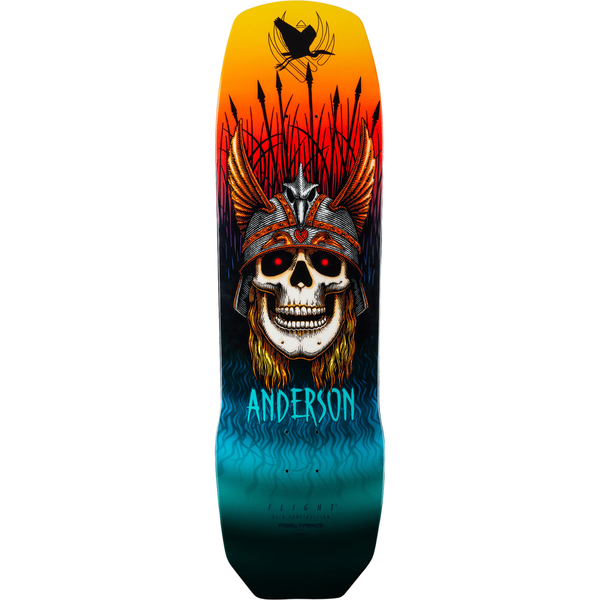Powell Peralta Andy Anderson Heron Skull Shaped Flight Deck