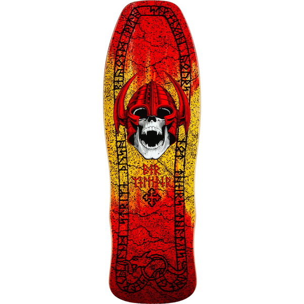 Powell Peralta Per Welinder Nordic Skull Red/Yellow Fade Deck