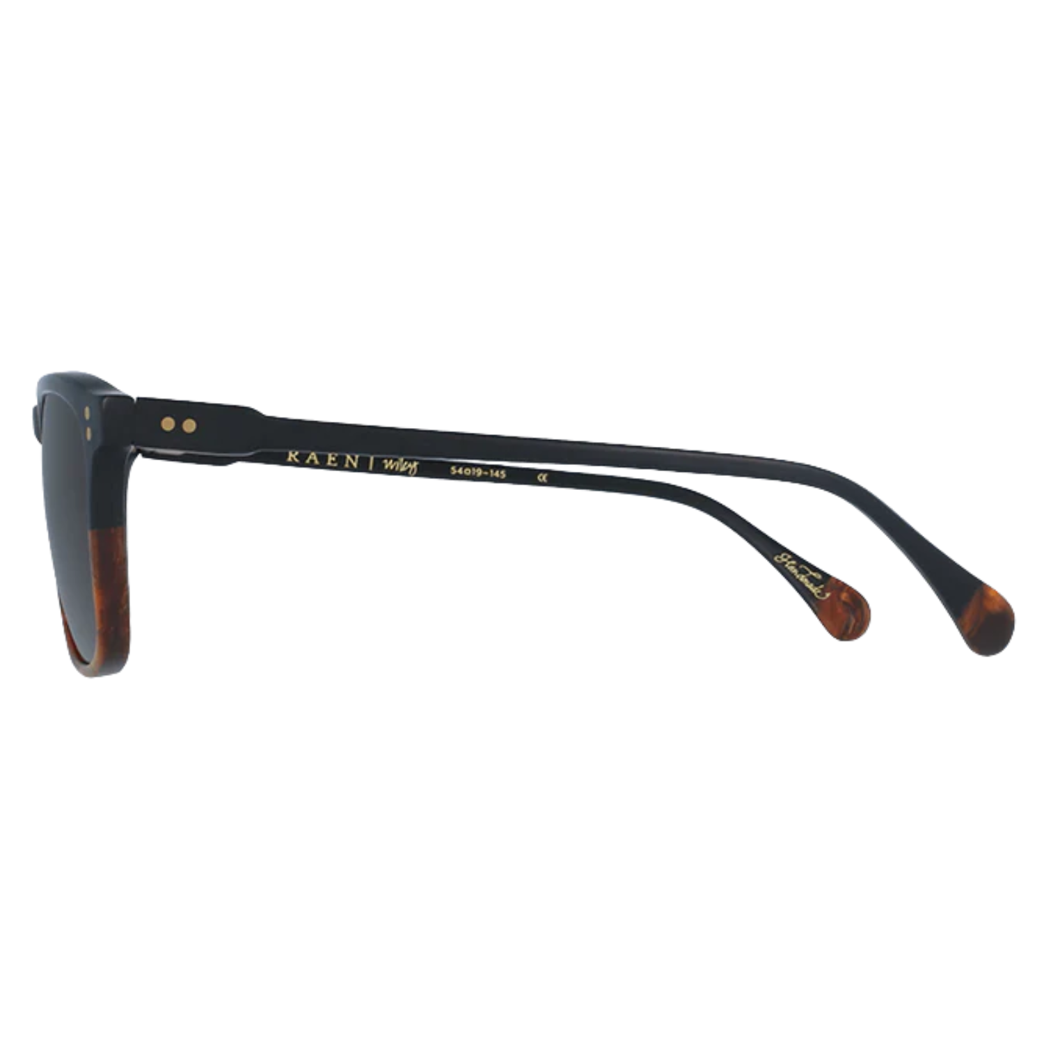 BURLWOOD / BLACK POLARIZED