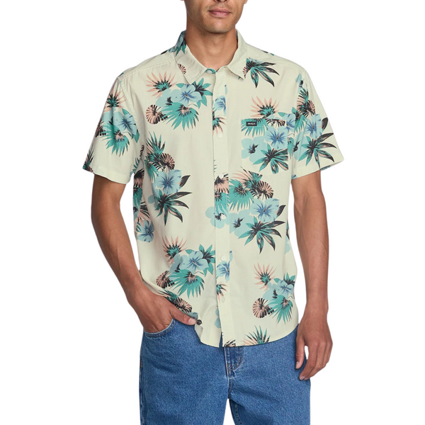 RVCA Botanical Short Sleeve Button Up Shirt - Men's
