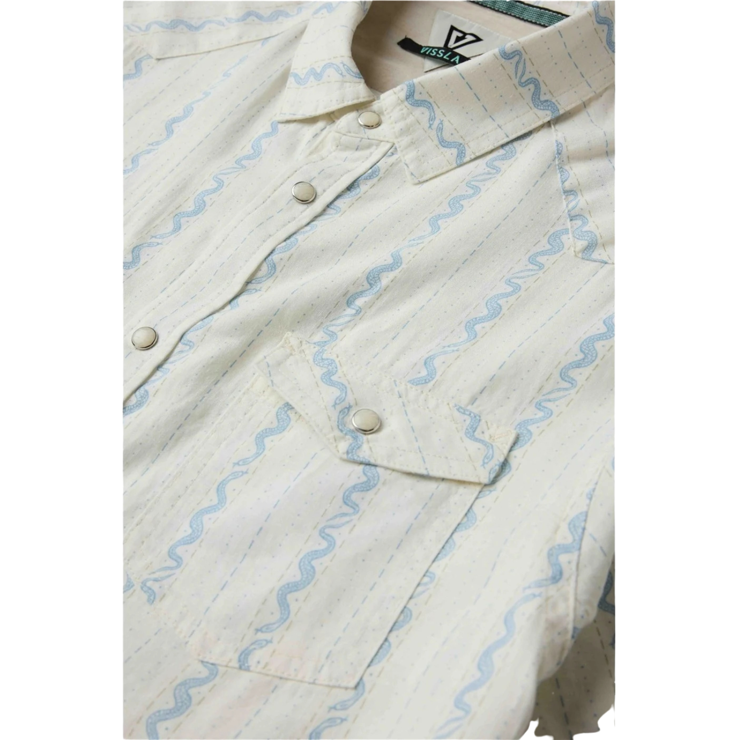 Vissla Slither Linen Eco SS Button Up Shirt - Men's