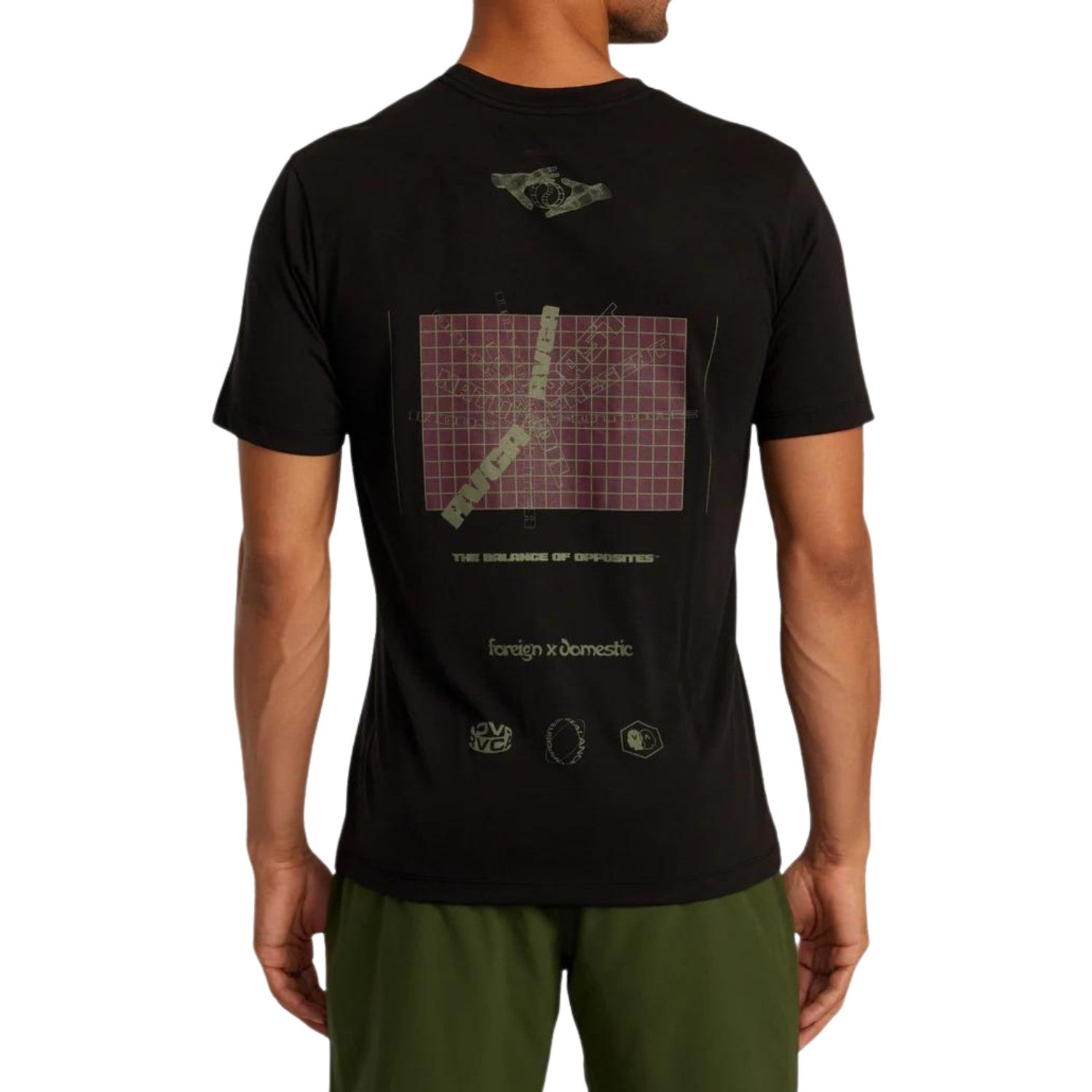 RVCA Multi Grid Sports S/S Tee - Men's
