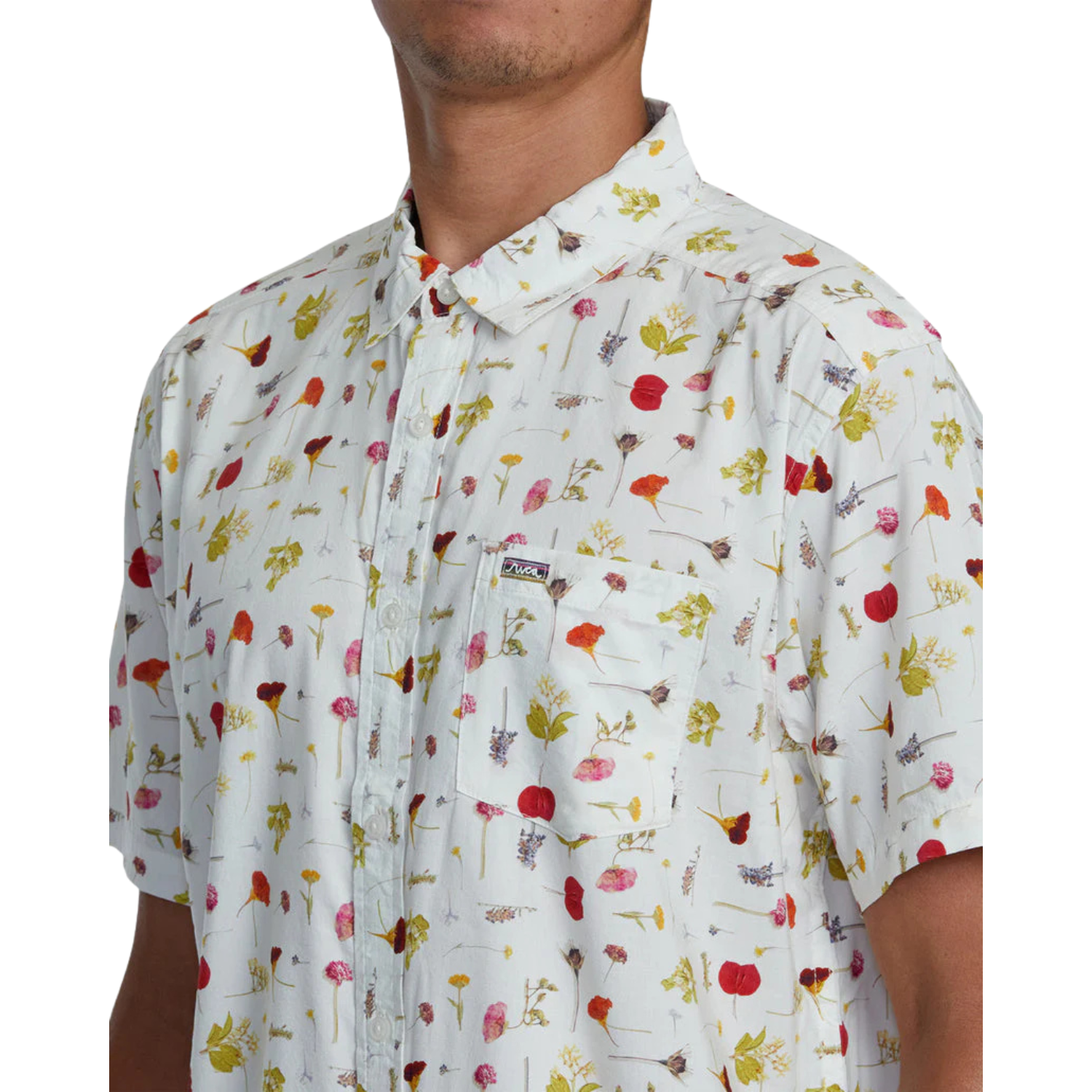 RVCA Oblow Pressed SS Button Up Shirt - Men's