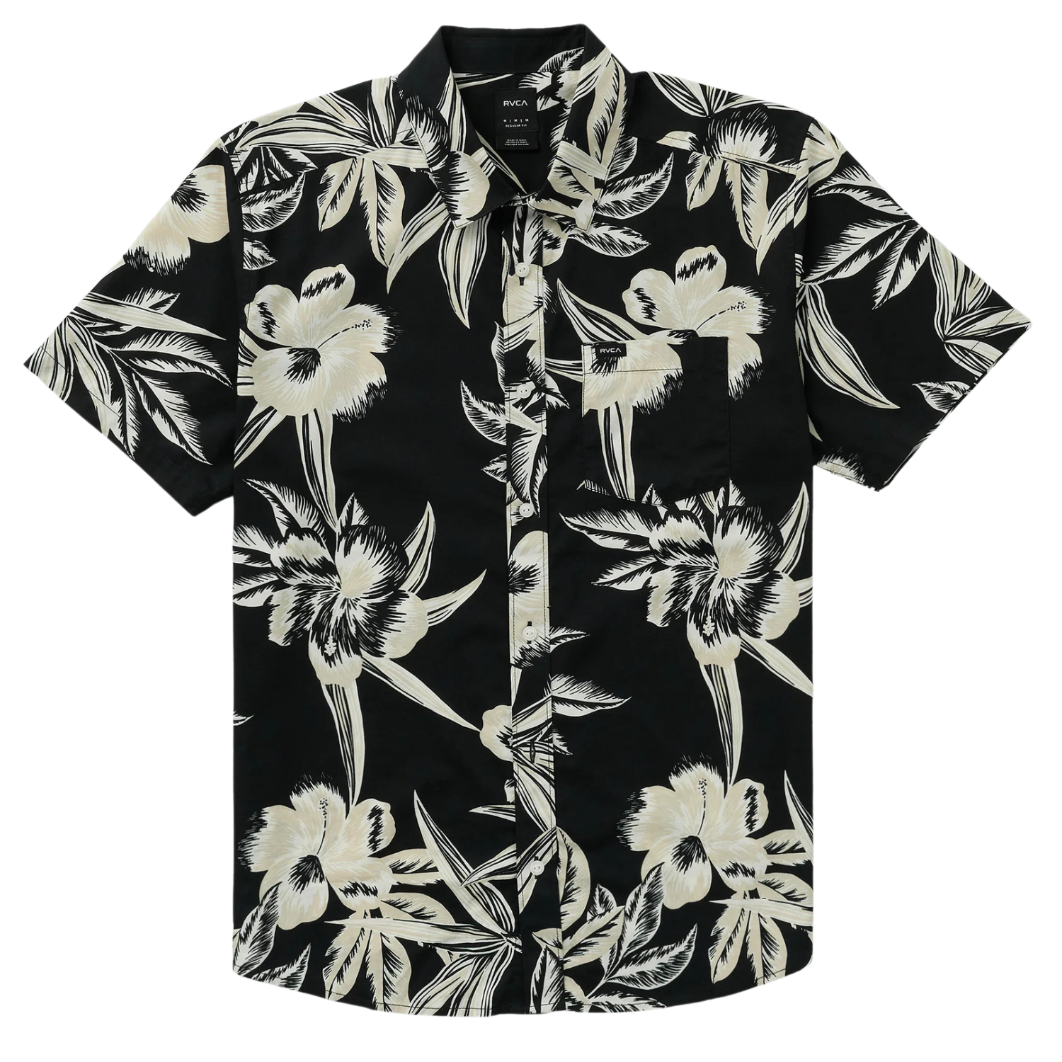 RVCA Overspray SS Button Up Shirt - Men's