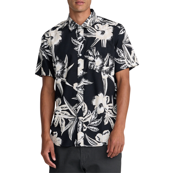 RVCA Overspray SS Button Up Shirt - Men's
