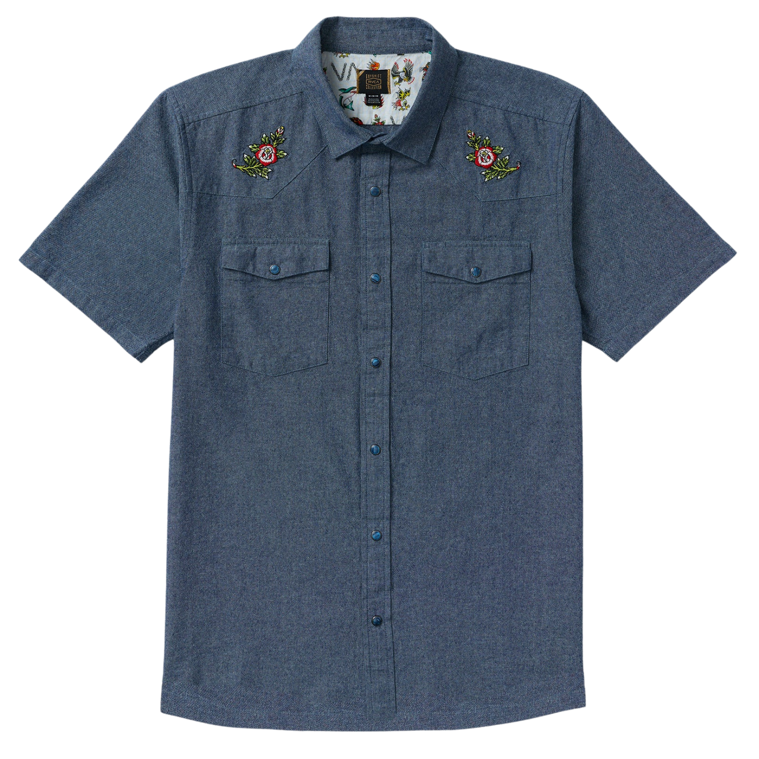 RVCA Rosa Chambray Button Up Shirt - Men's